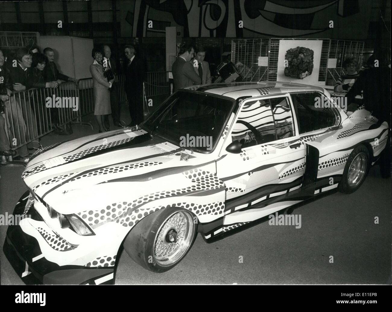 Jun. 07, 1977 - Roy Lichtenstein's BMW 320 Stock Photo