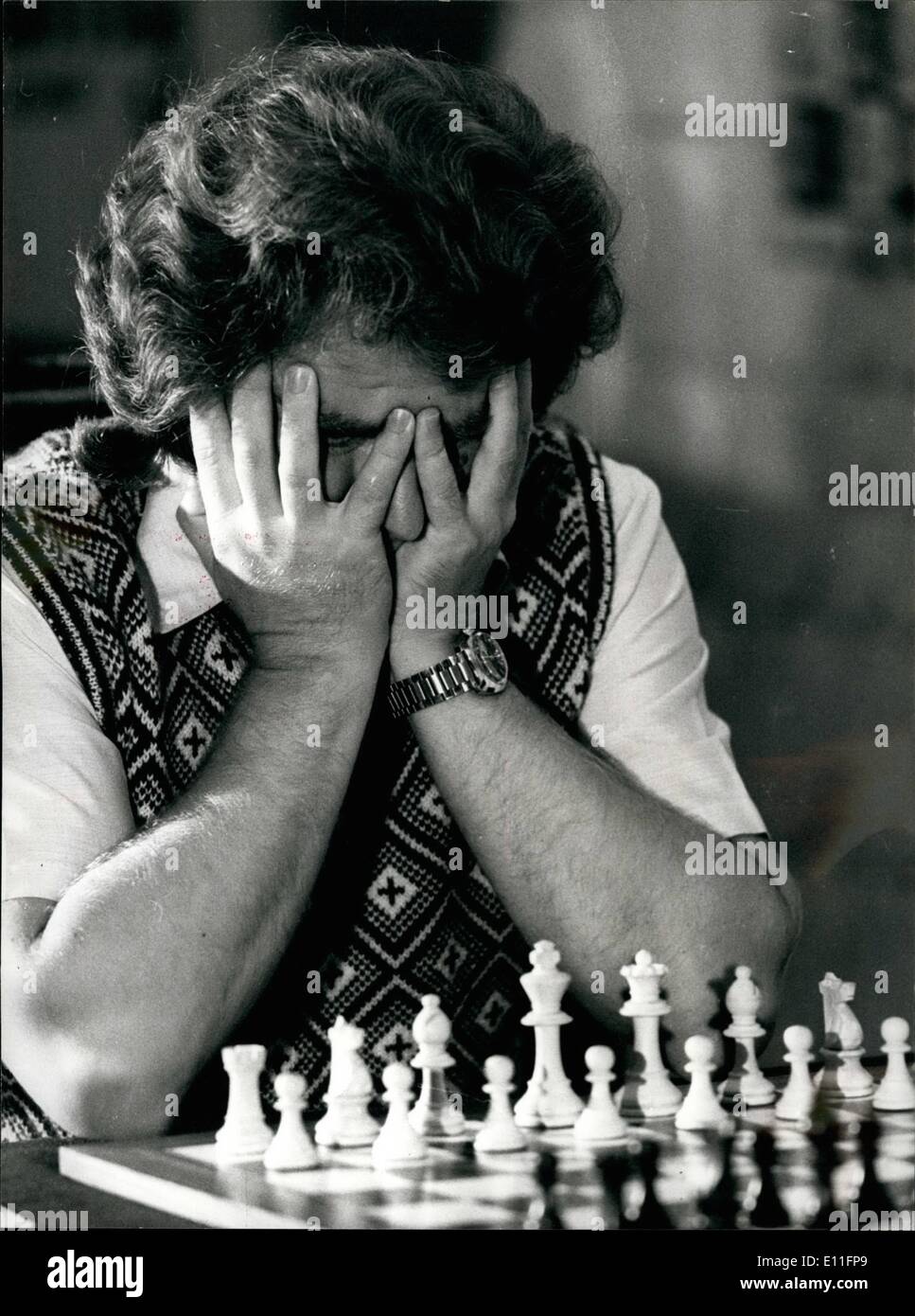 July 1972, New York, Russian chess master Boris Spassky pictured