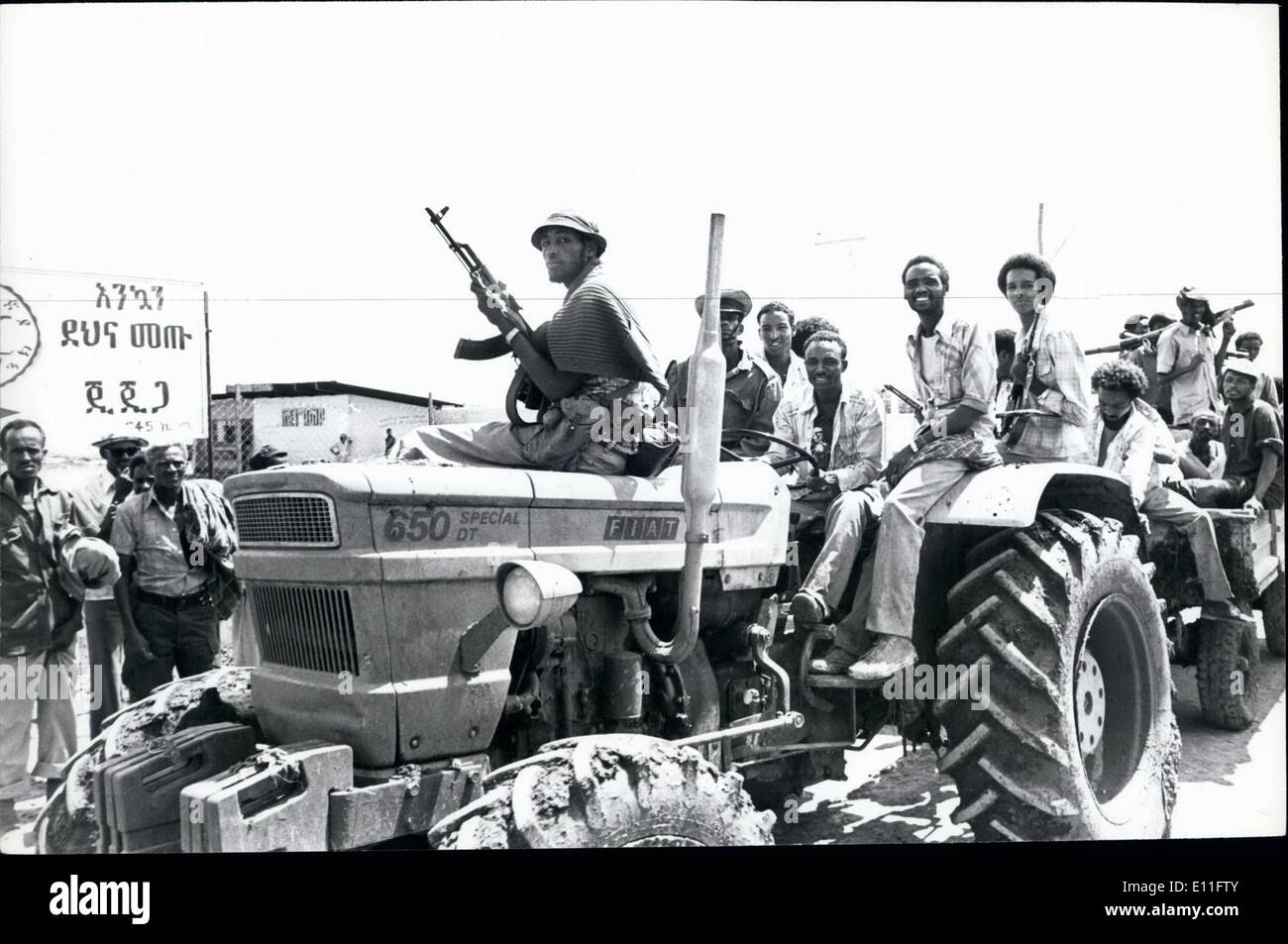 Nov. 11, 1977 - JiJiga Garden. Soldiers of Western Somali Liberation ...