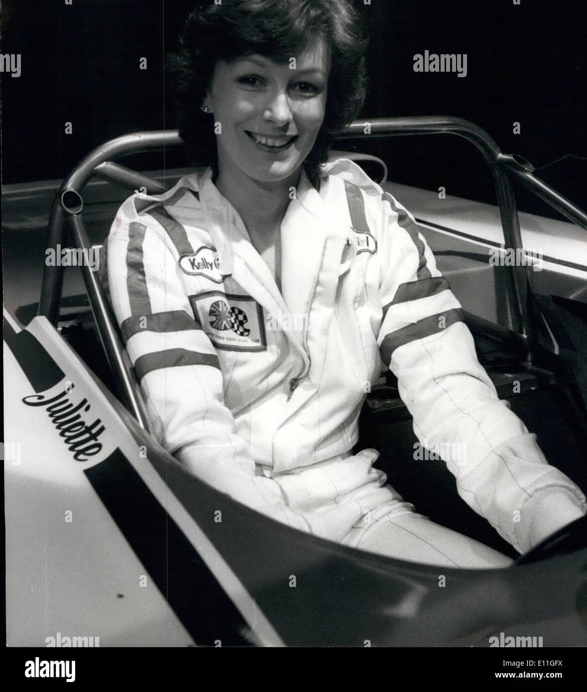 Feb. 02, 1978 - JULLETTE SLAUGHTER TO FOLLOW DIVIRA JULIETTE SLAIGHFER , A TOP BRITISH LADY RACING DRIVER, IS TO REPLACE DIVINA Stock Photo
