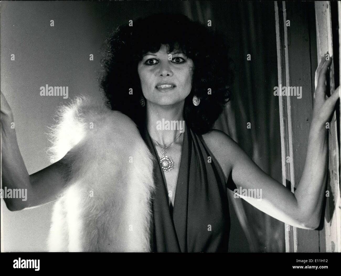 Dec. 20, 1977 - The Italian actress sang and dance for the show on January 7th while taking a break from filming movies. Stock Photo
