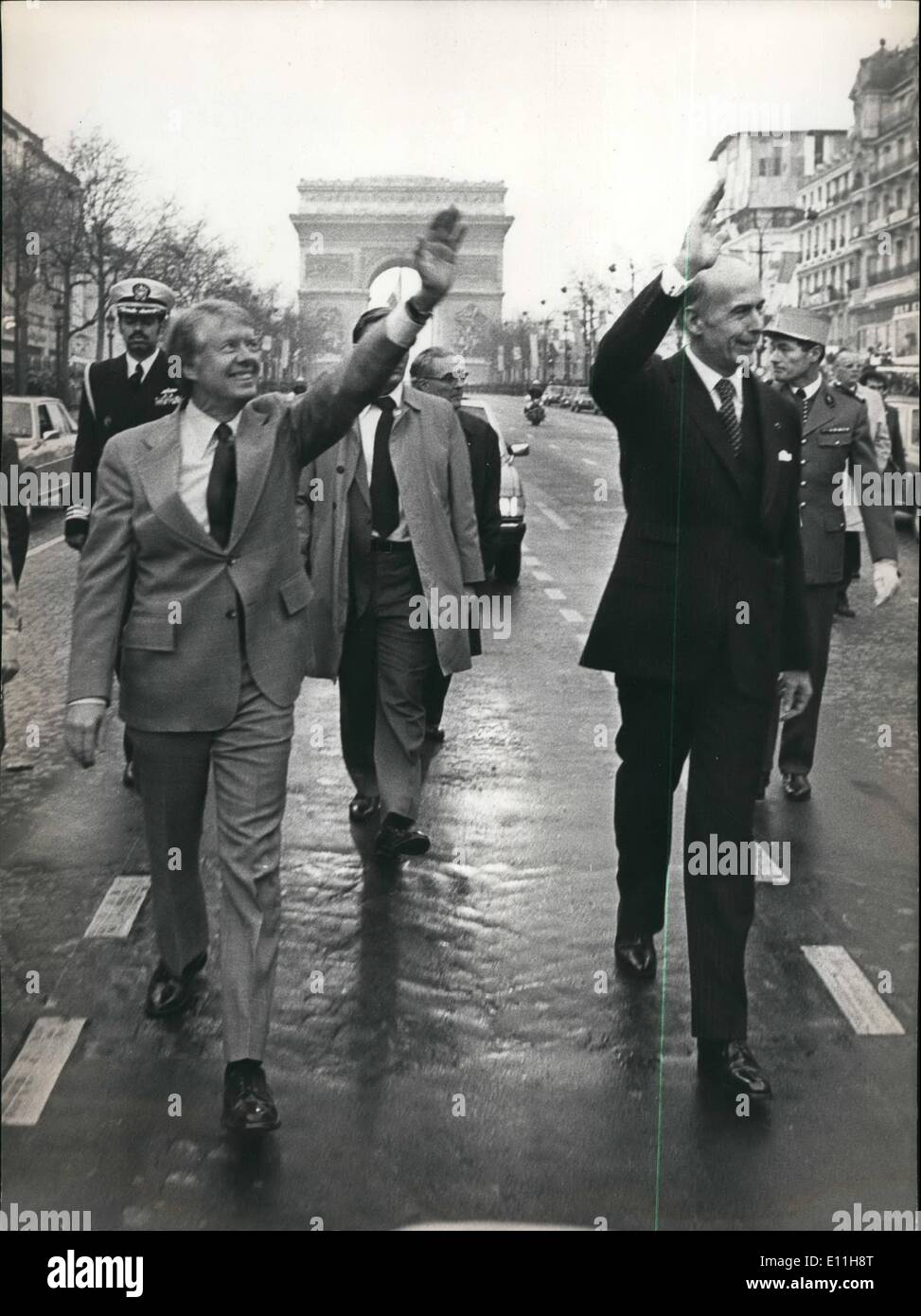 Jan. 01, 1978 - Tanzanian President Nyerere and Nikolai Podgorny in Moscow Stock Photo