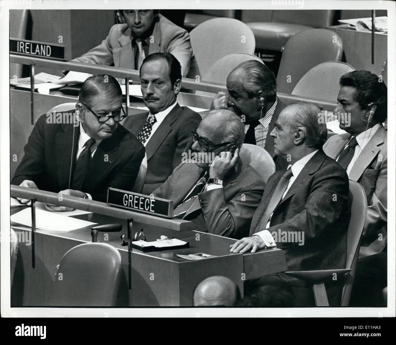 Jun. 06, 1978 - Greek Delegation United Nations Disarmament.. From L to ...