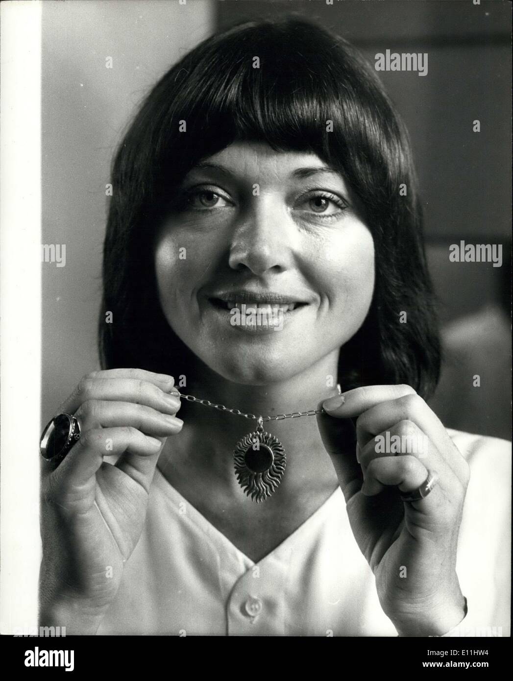 Jul. 04, 1978 - Anna Ford Itn News Reader Makes News: Making news - Anna Ford, the Television news reader pictured yesterday at Stock Photo