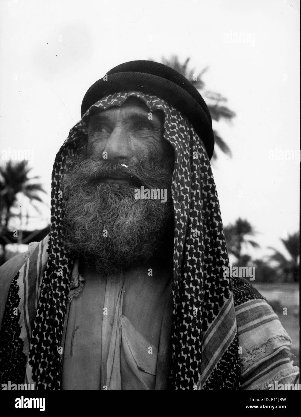 Apr 20, 1978; Baghdad, Iraq; Arab land worker near Baghdad. Stock Photo