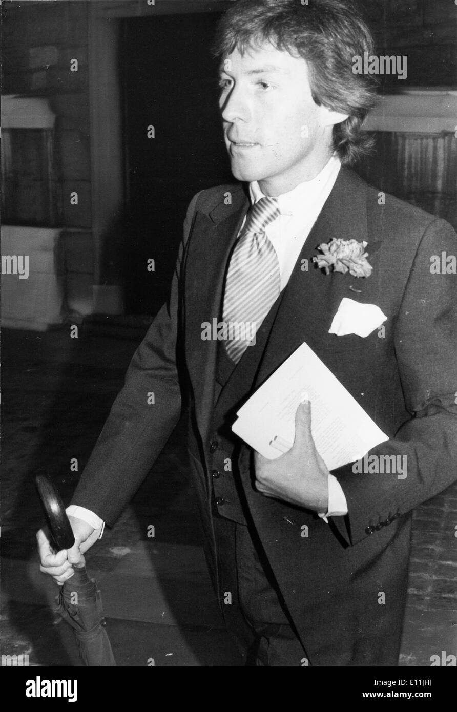 Aug 05, 1978 - London, England, United Kingdom - RODDY LLEWELLYN. Sir Roderic Victor Llewellyn, 5th Baronet (born 9 October Stock Photo