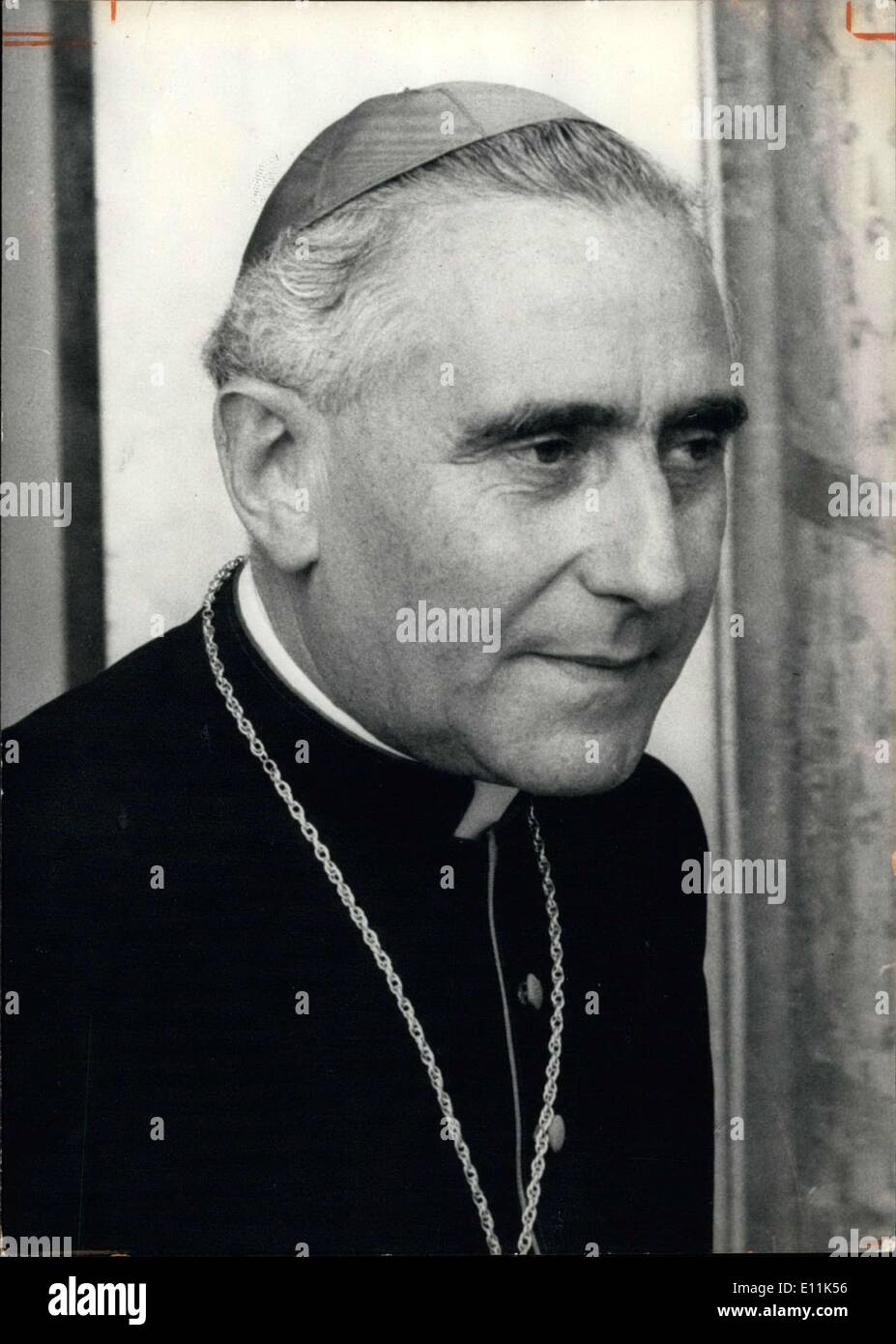 Aug. 28, 1978 - Le Cardinal Eduardo Pironio, 58 ans. Stock Photo