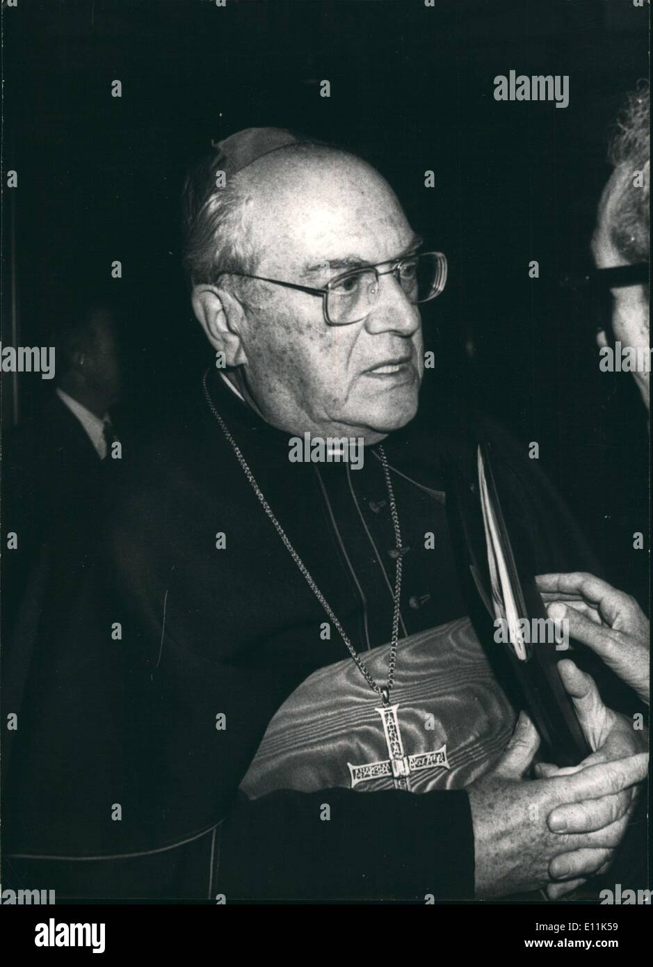 Aug. 28, 1978 - Le Cardinal Sebastiano Baggio, 75 Ans. Stock Photo