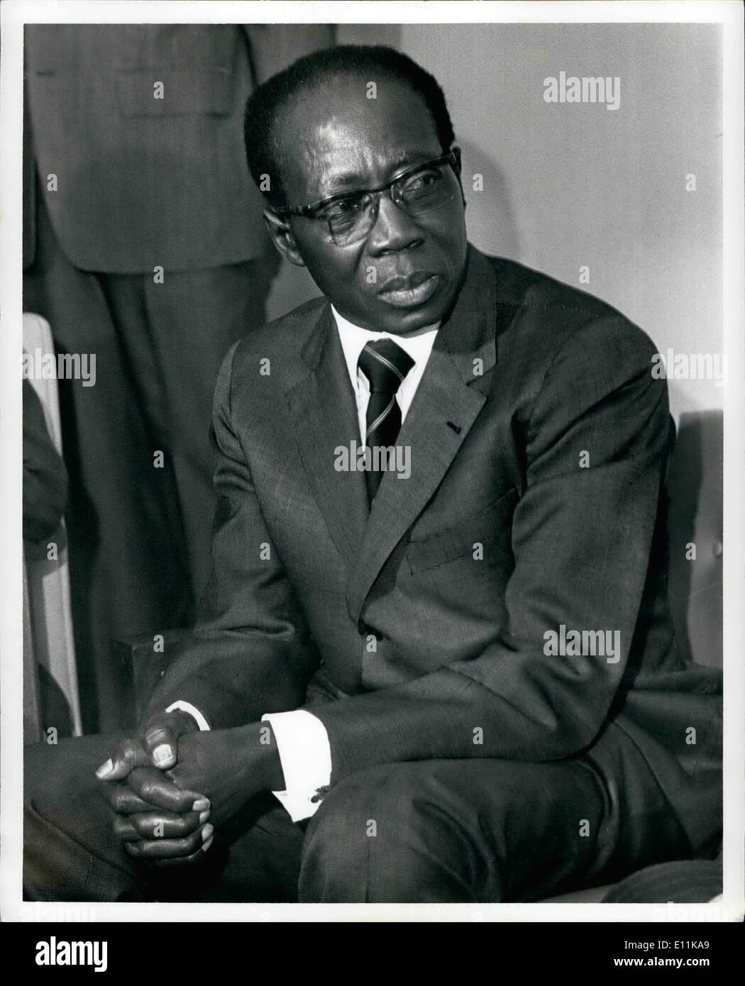 Jun. 06, 1978 - Leopold Sedar Sengjor Pres. Senegel UM Disarmament. Stock Photo