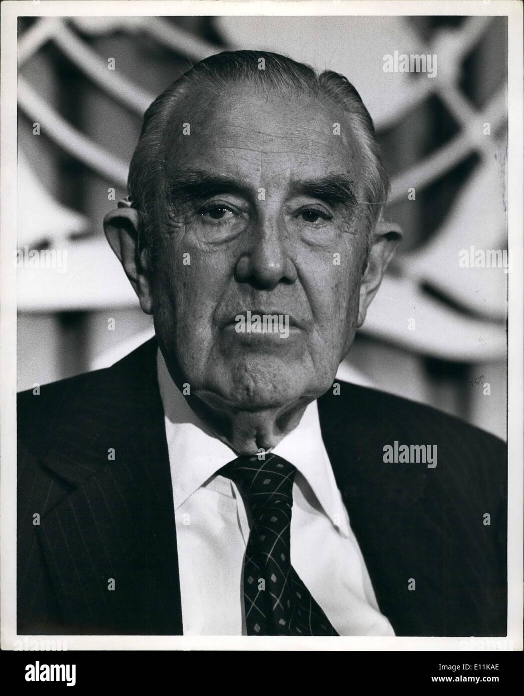 Jun. 06, 1978 - W. Averell Harriman addressing the Ad hoe Committee on the spread of nuclear weapons. Stock Photo