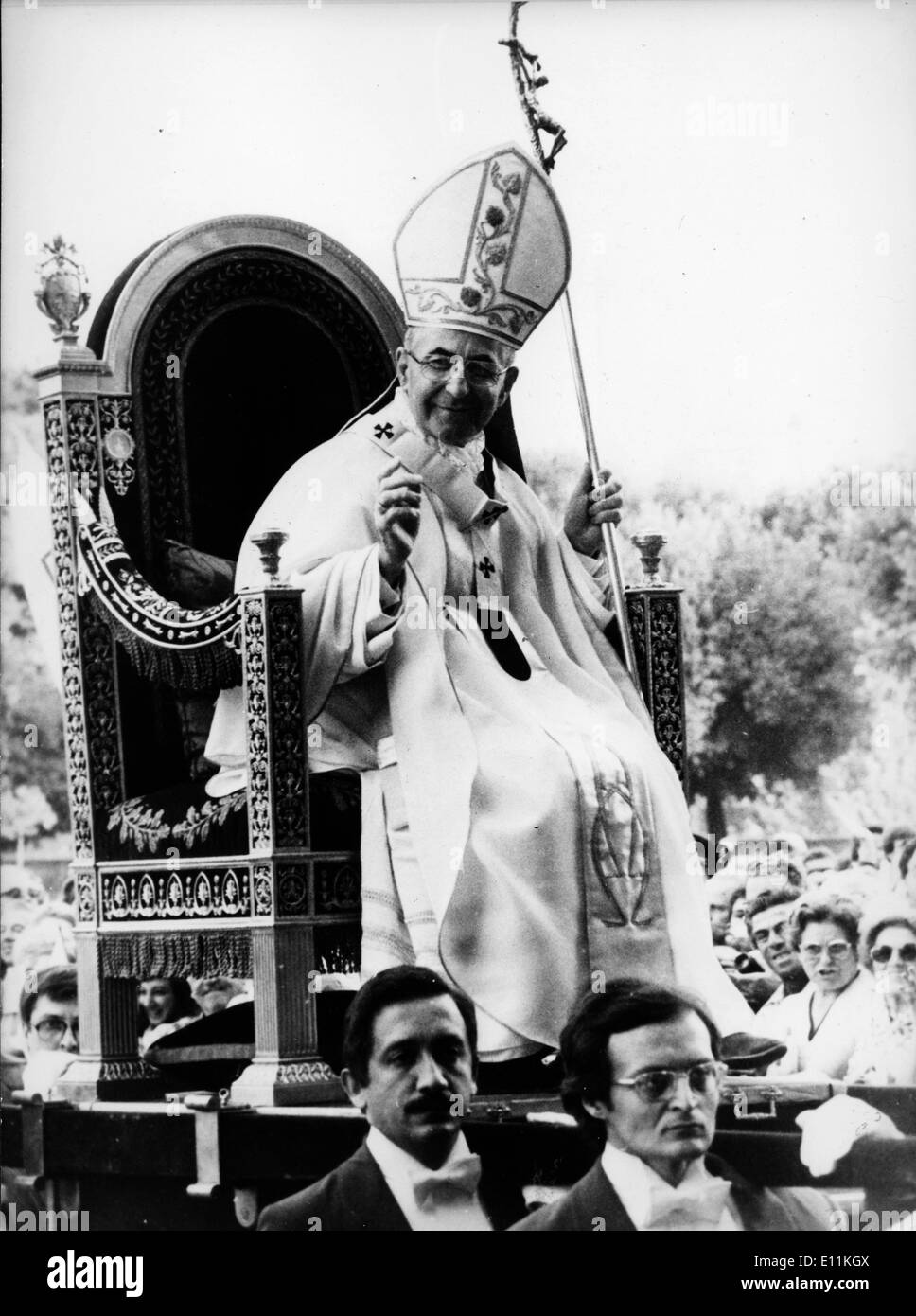 Sep 29, 1978; Rome, Italy; POPE JOHN PAUL (1912-1978) Pope and Sovereign of Vatican City from 8/78-9/78, one of the shortest Stock Photo