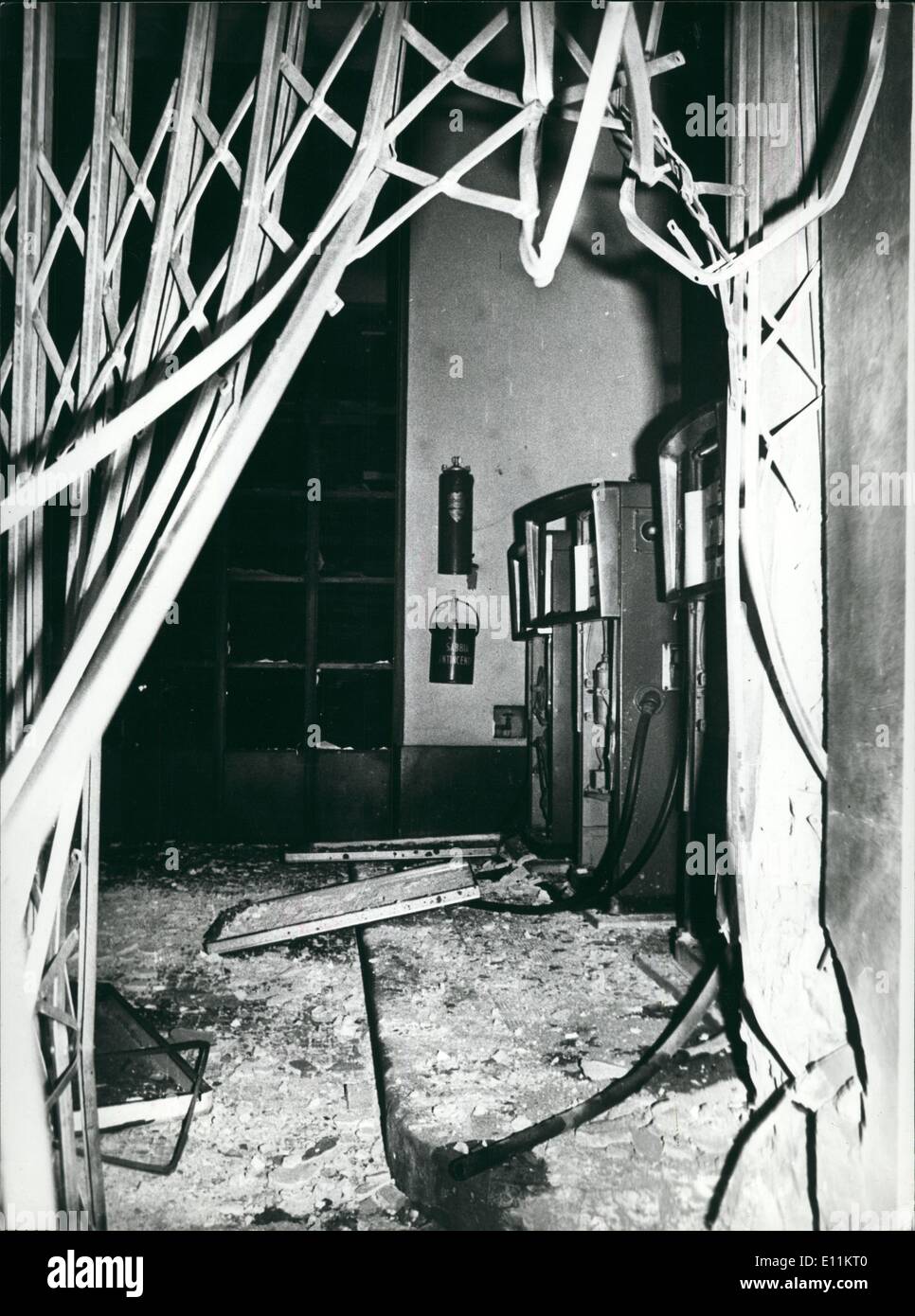 Jan. 01, 1979 - After The Killing of 2 young men by Police in Rome Our of the Fiat sales offices in Rome bombed. : Stock Photo