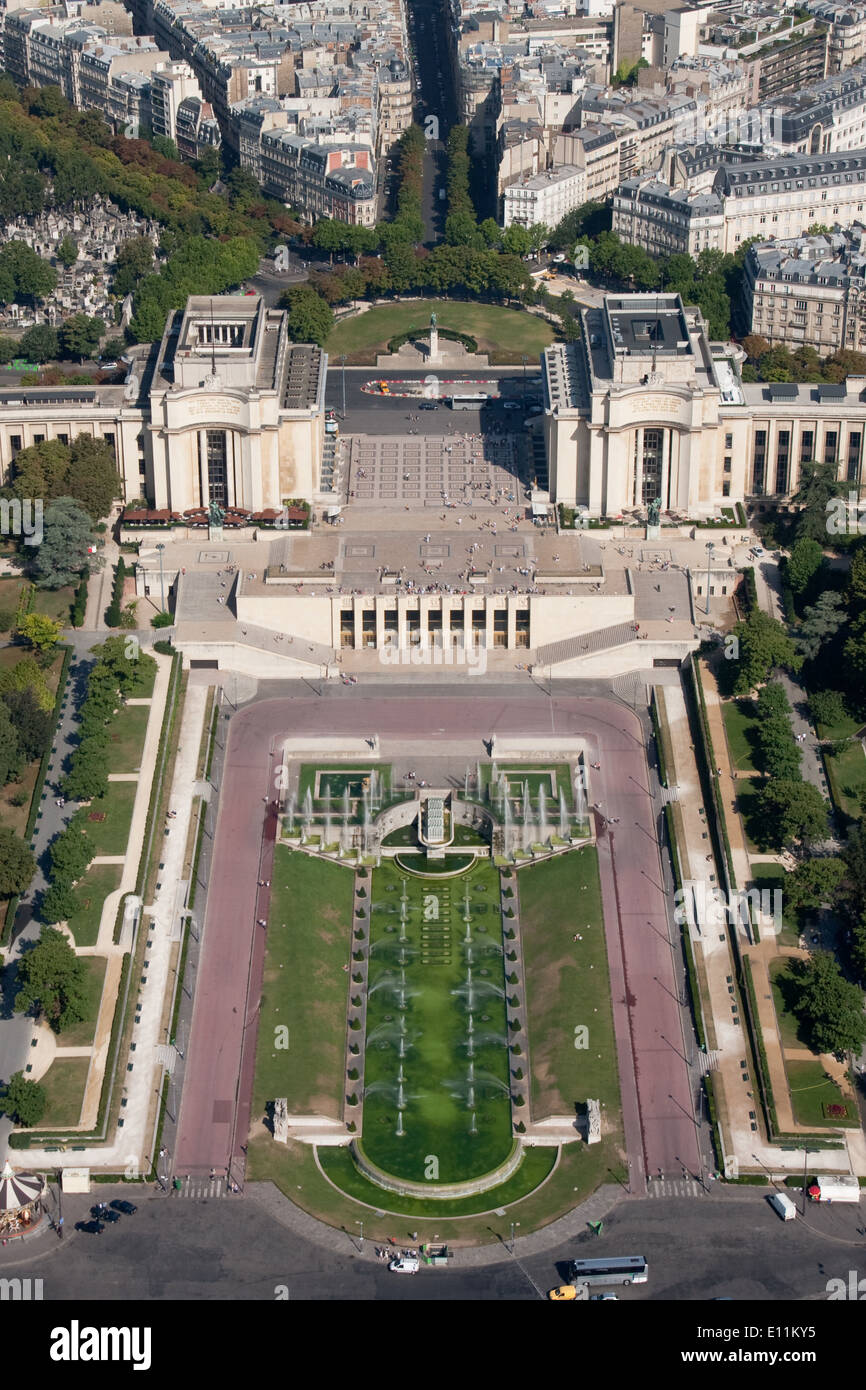 Palais de Chaillot, Paris, Frankreich - Palais de Chaillot, Paris, France Stock Photo