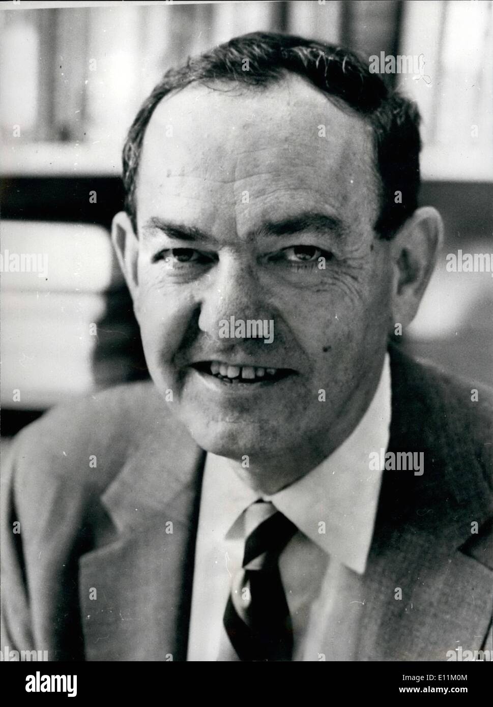 Oct. 10, 1978 - Nobel Prize in Economics: Photo shows: Dr. Herbert A. Simon, of the Mellon University, Pittsburgh, winner of the Nobel Prize in Economics. Stock Photo