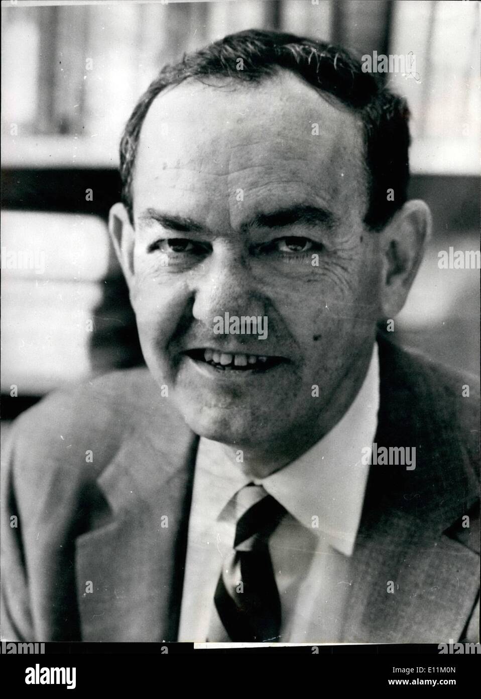 Oct. 10, 1978 - Nobel Prize in Economics: Photo shows Dr. Herbert A. Simon, of the Mellon University, Pittsburgh, winner of the Stock Photo