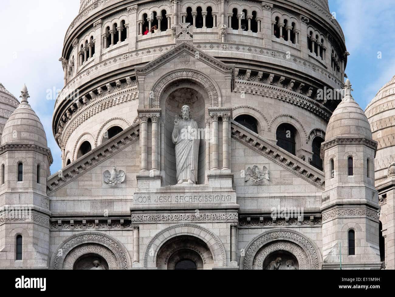 Sacre Coeur, Paris, Frankreich - Sacre Coeur, Paris, France Stock Photo