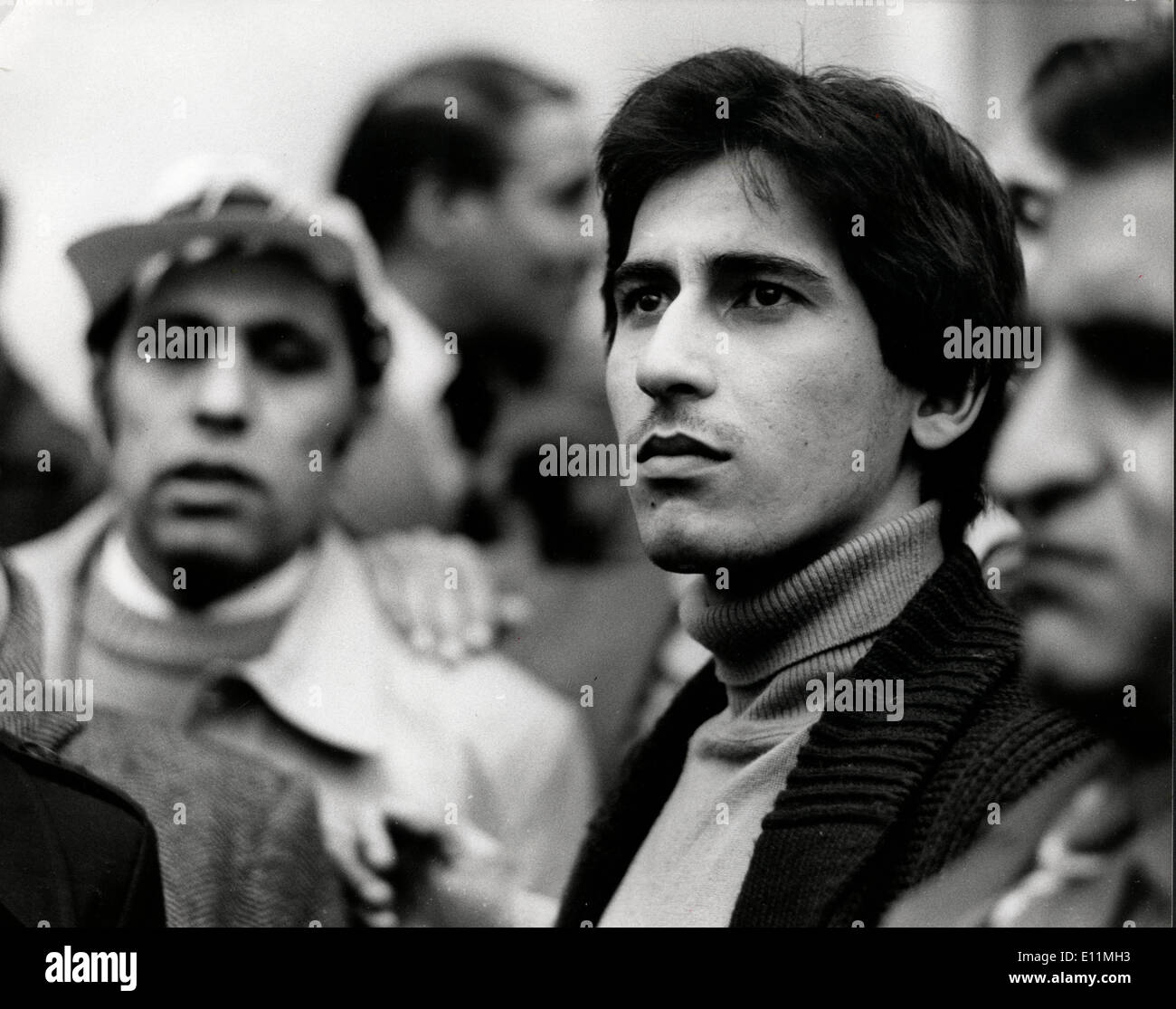 Shahnawaz Bhutto leading a demonstration Stock Photo