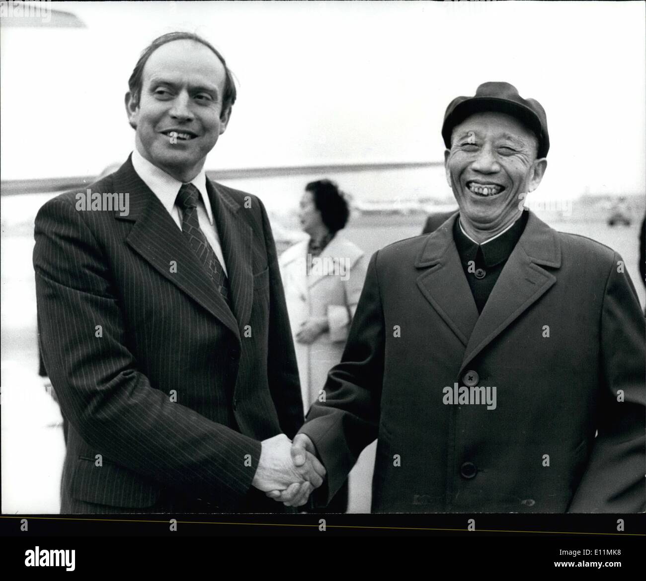 Nov. 11, 1978 - Wang Chen the Chinese vice-premier arrives in Britain ...
