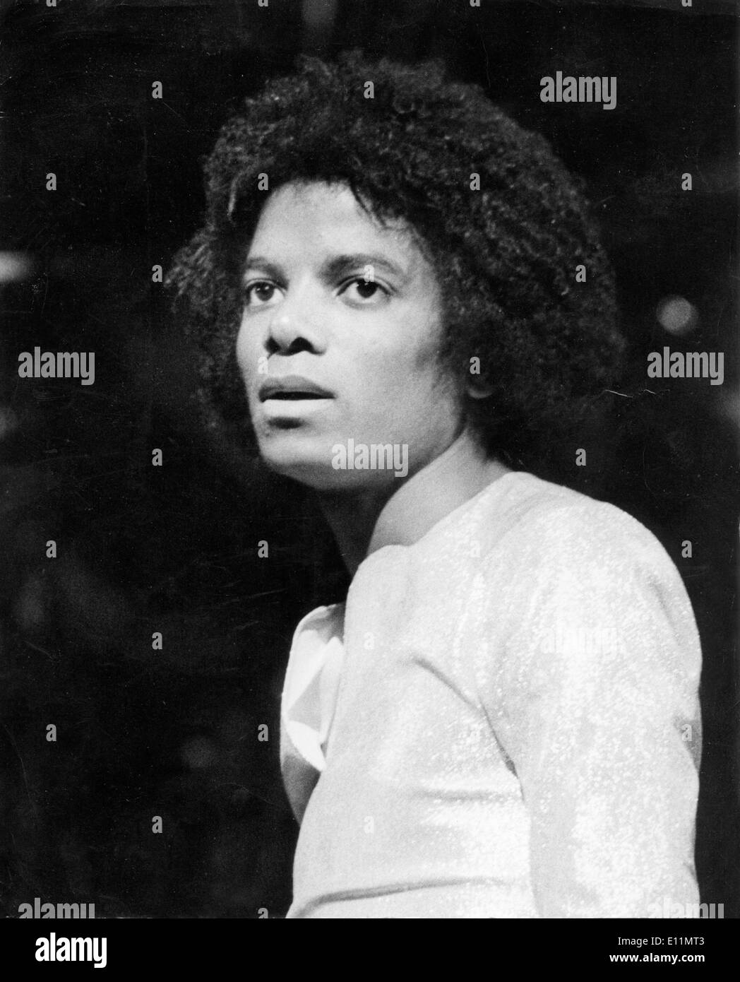 Feb 27, 1979 - London, England, UK - Considered 'one of the biggest phenomenons in pop music' during the early 1970s, the Jackson 5 are also notable for launching the careers of their lead singers JACKIE, TITO, JERMAINE, MARLON and MICHAEL. PICTURED: MICHAEL JACKSON during Jackson Five first concert in Rainbow Theatre in London (Credit Image: KEYSTONE Pictures USA/ZUMAPRESS.com) Stock Photo