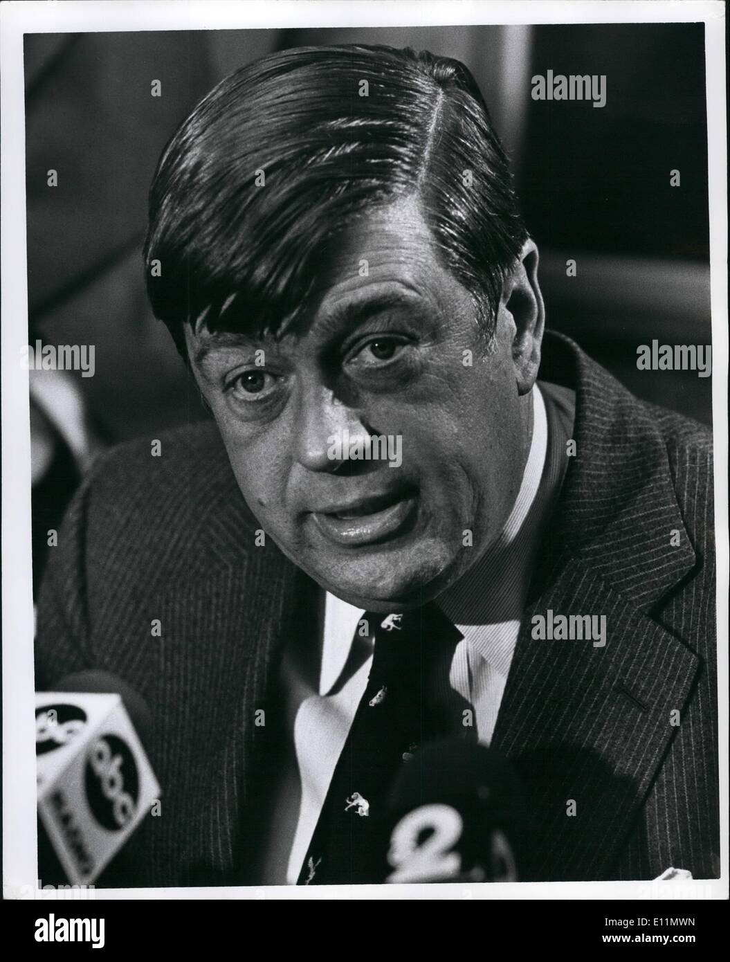 Mar. 03, 1979 - Wed. March 21, 1979-New York City:Independent special councel to the justice Dept. Paul J. Curran held a news conference this morning in the New York offices of his law firm, Kaye, Scholer, Fierman, Hays, and Handler. Mr. Curran was appointed yesterday to conduct ''The remainder of the inquiry into various loan transactions between the national bank of Georgia and the Carter Warehouse. Mr. Curran is 46 years old and a former United States Attorney. Stock Photo