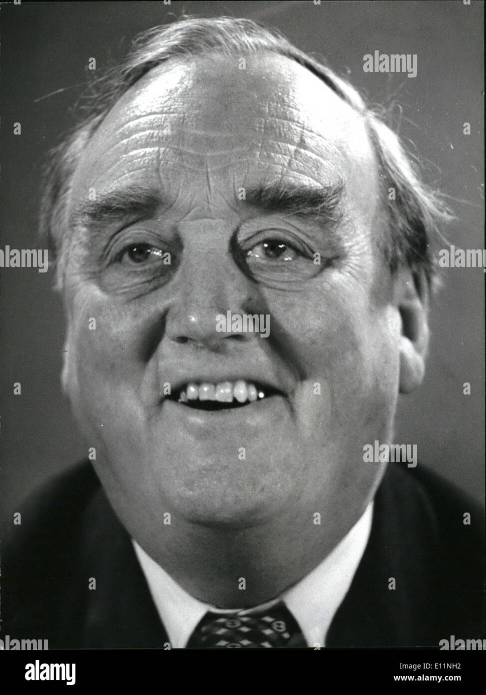 Apr. 04, 1979 - Conservative Party Press Conference: Photo Shows Mr. Willie Whitelaw Deputy leader of the Tory party. Stock Photo
