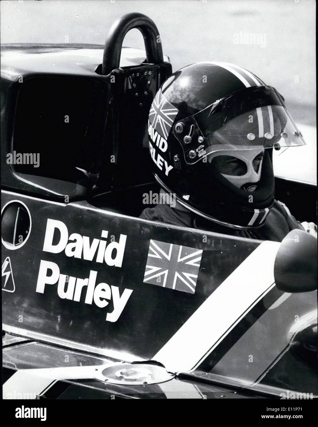 Aug. 08, 1979 DAVID PURLEY RETURNS TO THE TRACK. Racing driver DAVID
