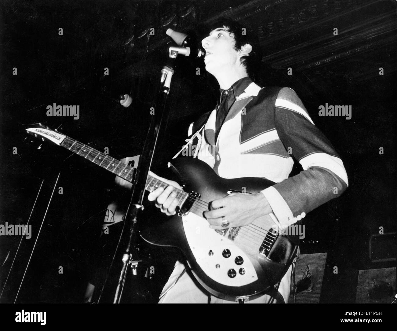 The Who guitarist Pete Townshend performs in concert Stock Photo