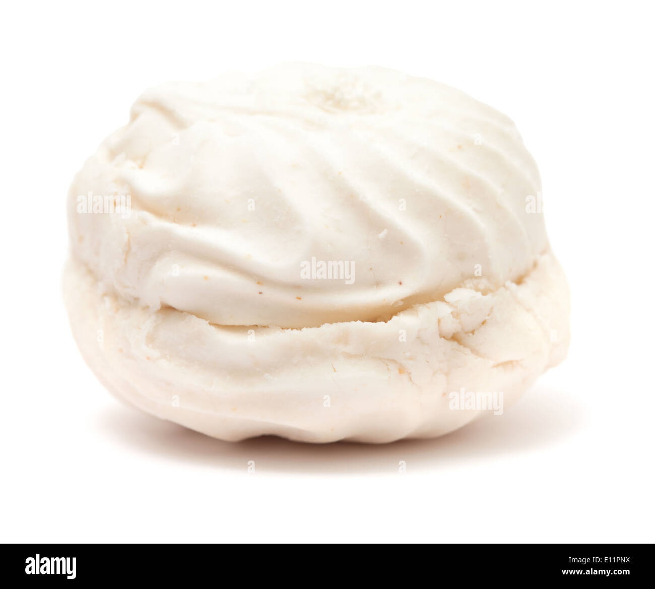 vanilla zefir sweet isolated on white Stock Photo