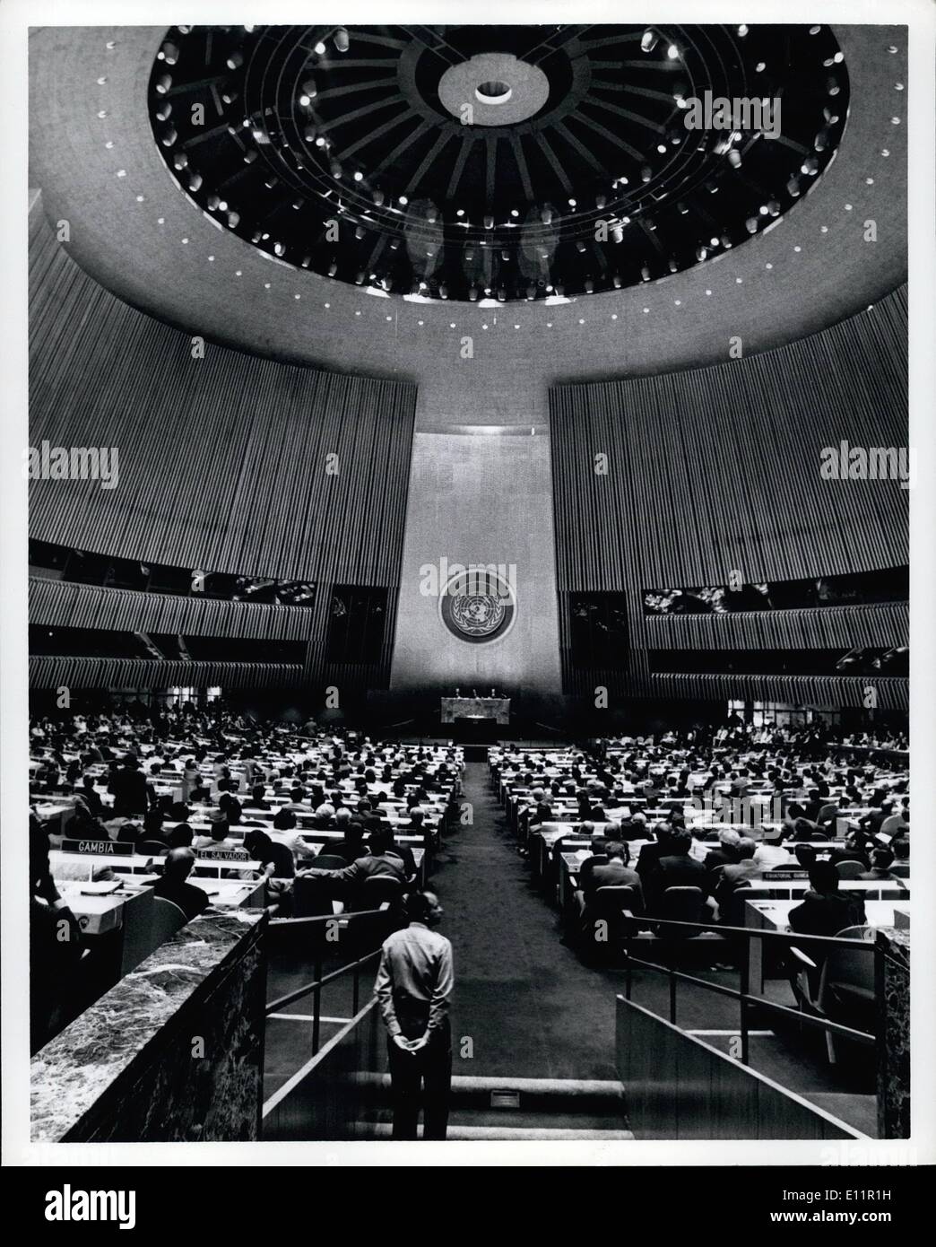 1979 Un General Assembly Opening Session Hi-res Stock Photography And ...