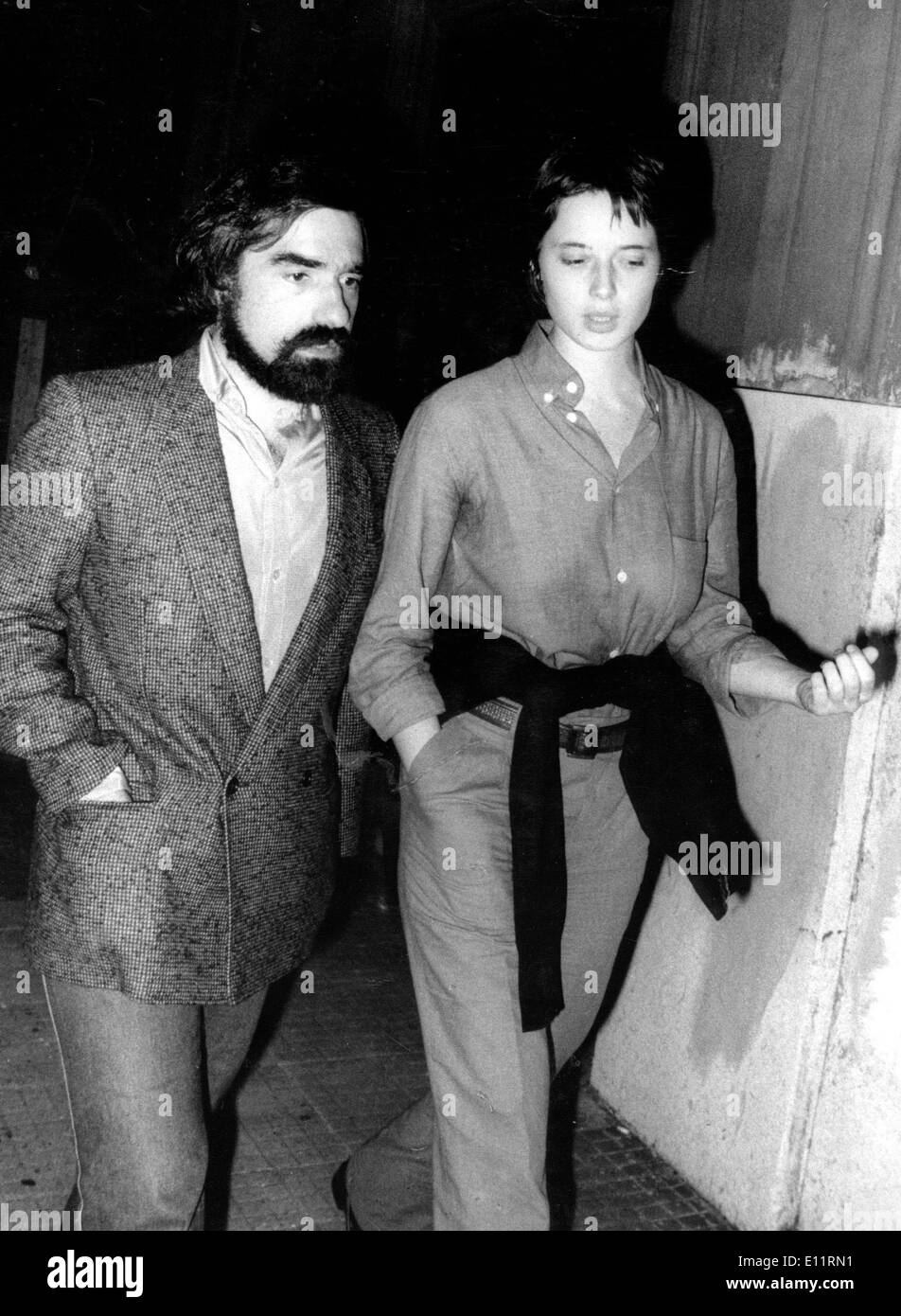 Actress Isabella Rossellini with husband Martin Scorsese Stock Photo