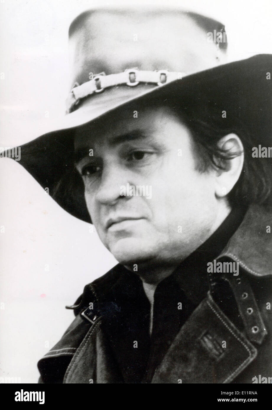 Portrait of singer Johnny Cash Stock Photo