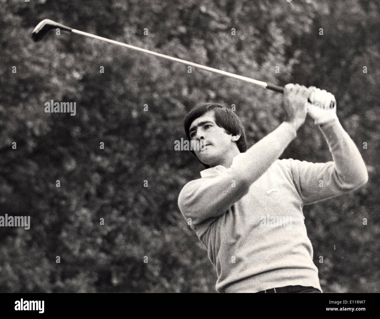 Oct 12, 1979; Wentworth, Australia; Golfer SEVERIANO BALLESTEROS of Spain in action against Lanny Watkins of America in the Suntory Matchplay World Championships.. (Credit Image: KEYSTONE Pictures USA/ZUMAPRESS.com) Stock Photo