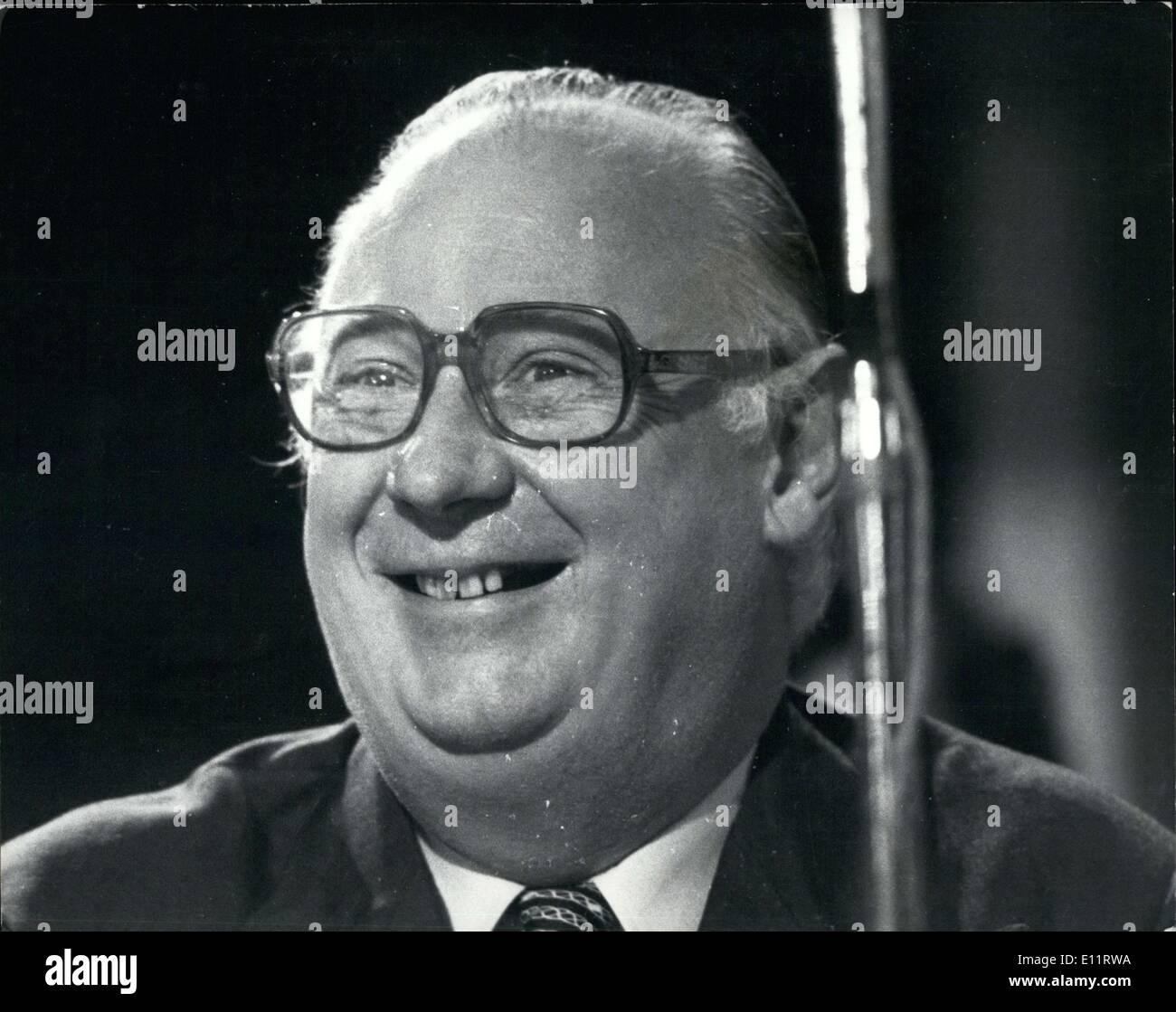 Oct. 13, 1979 - M.Michael Poniatowski at Tory party conference. Photo shows Monsieur Michael Poniatowski, President de la Commission des Affaires Etrangeres, seen during his address of the Tory Party Conference at Black poll yesterday. Stock Photo