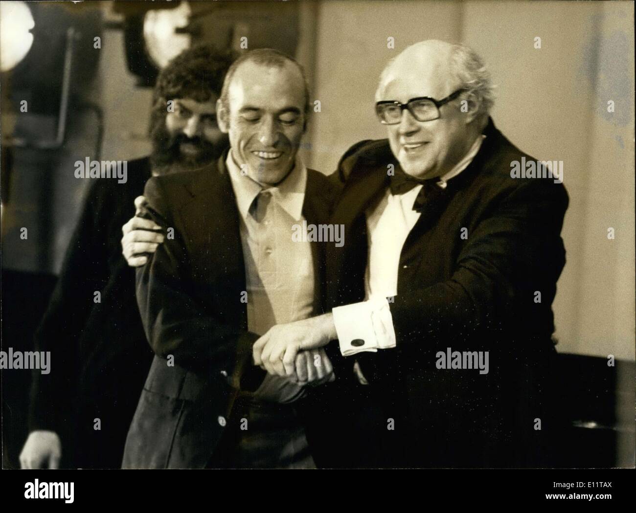 Feb. 28, 1980 - Estrella was recently freed from prison in Uruguay. He performed in a concert honoring the academic Andrei Sakharov who was ordered to live in Gorki (USSR) Stock Photo