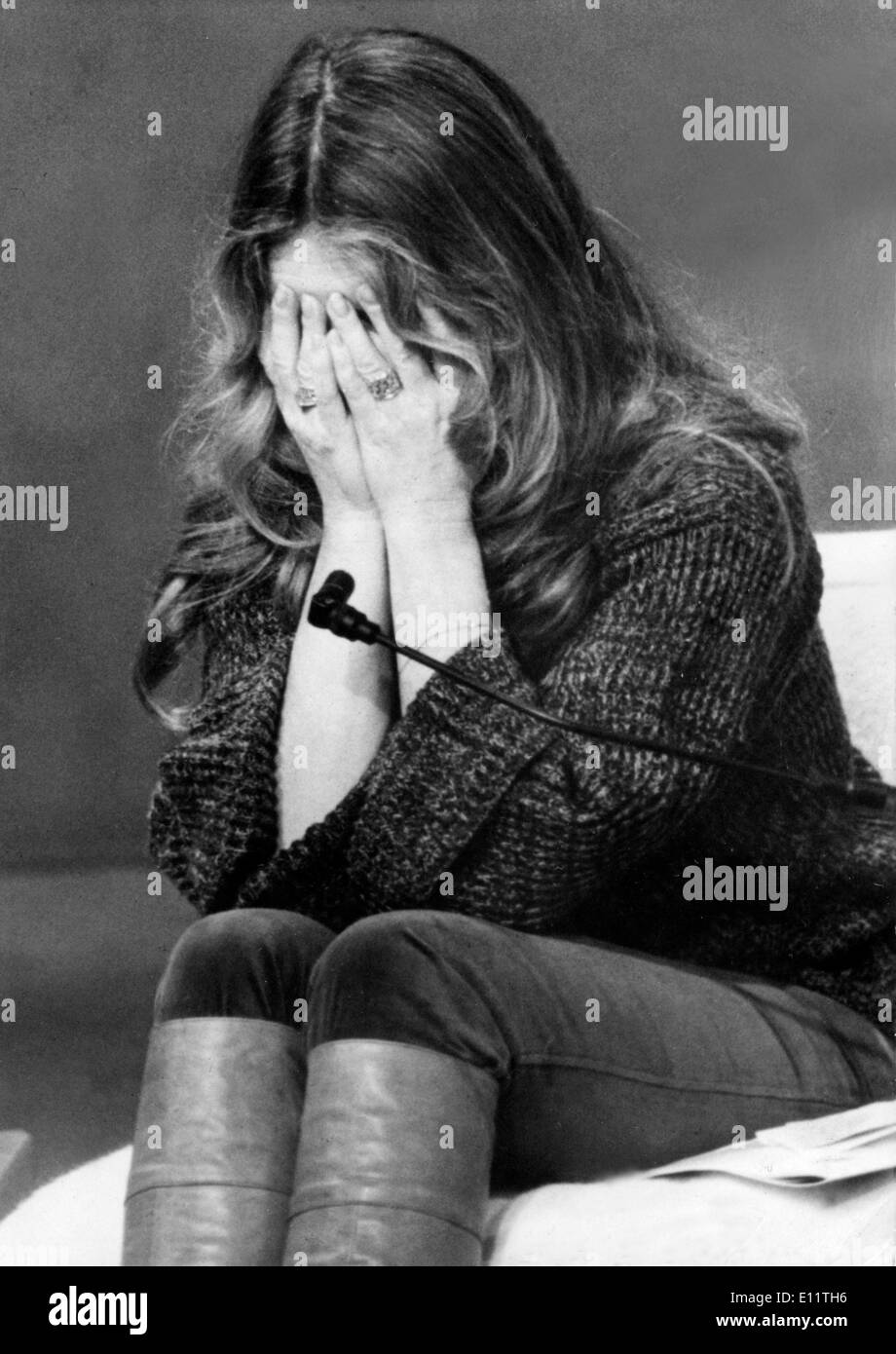 Actress Brigitte Bardot on television show Stock Photo