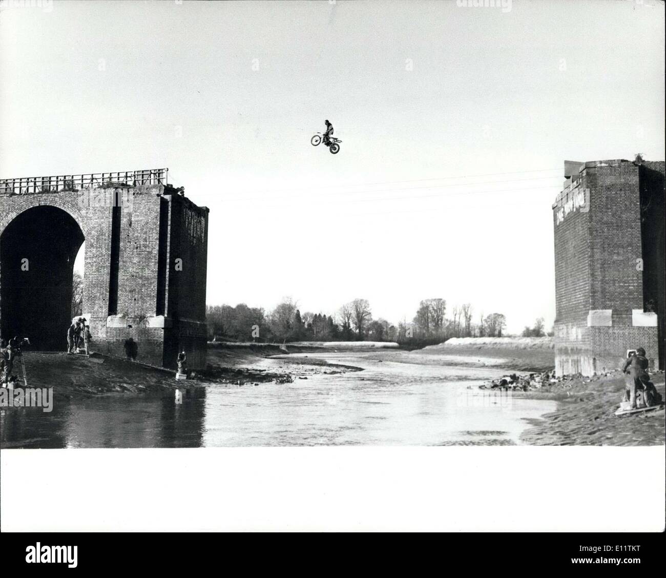 Dec. 10, 1979 Daredevil Eddie Kind Jumps the River Blackwater