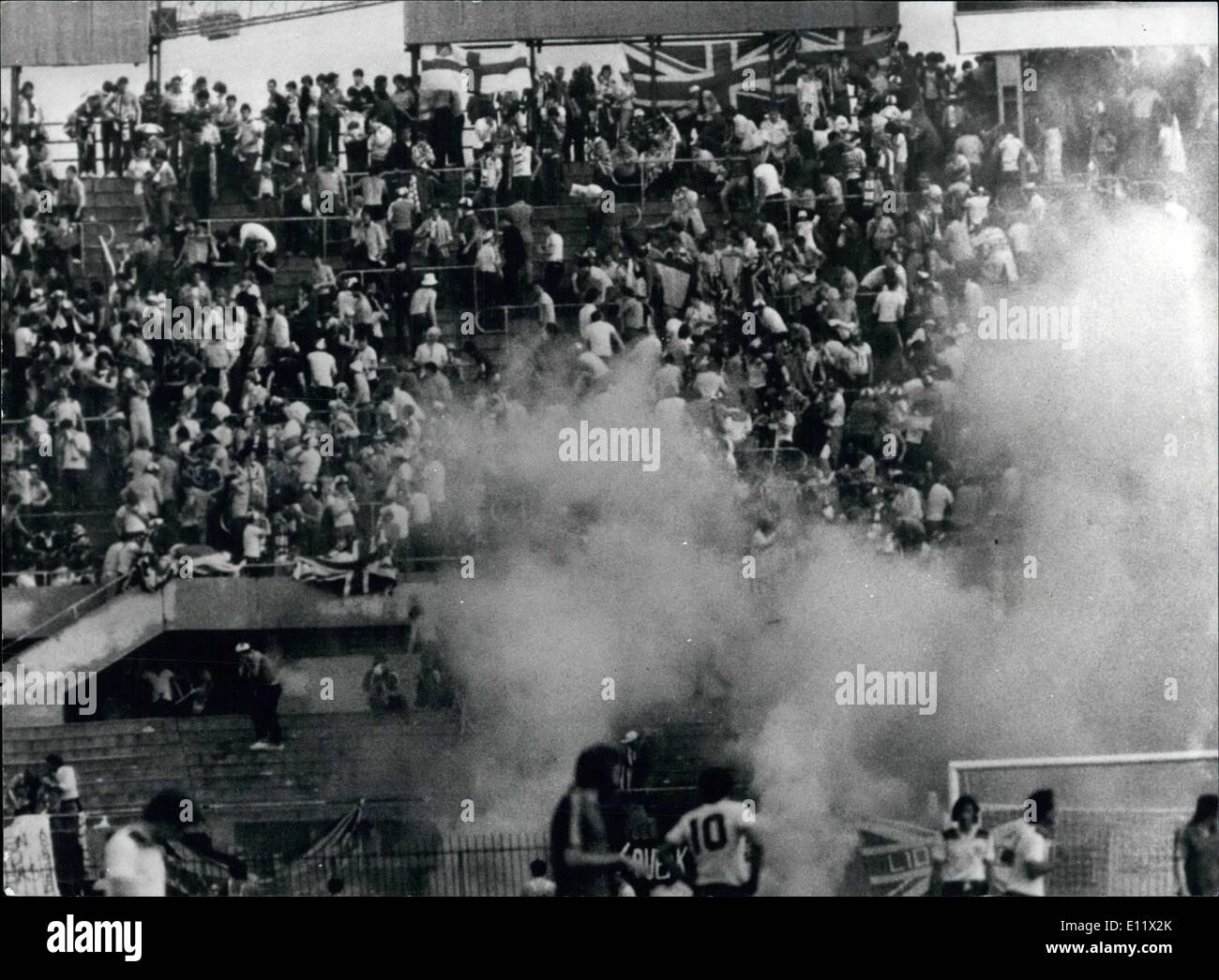 Jun. 06, 1980 - England Draw with brigeum in turin: England drew all with balrium in turng last e in the first round of the Stock Photo