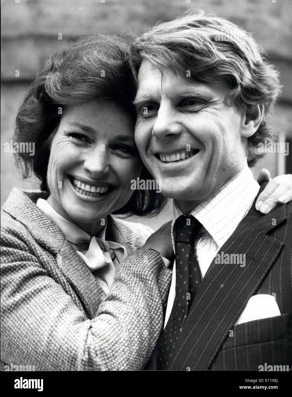 Feb. 02, 1981 - LISA HARROW AND JAMES FOX IN ''NANCY ASTOR'' Lisa Harrow and James Fox are to star in 'Nancy Astor', a major nine-part drama series by Derek Marlowe which tells the life story of the American Women who became Britain's first women member of Parliament. It begins in Virginia, U.S.A. in the post Civil War period and moves from the 'Gilded Age' of New York society to Edwardian England, ending shortly after the second World War. Lisa Harrow plays Nancy Astor and James Fox plays her husband, Waldorf Astor. PHOTO SHOWS Lisa Harrow and James Fox pictured in London today Stock Photo