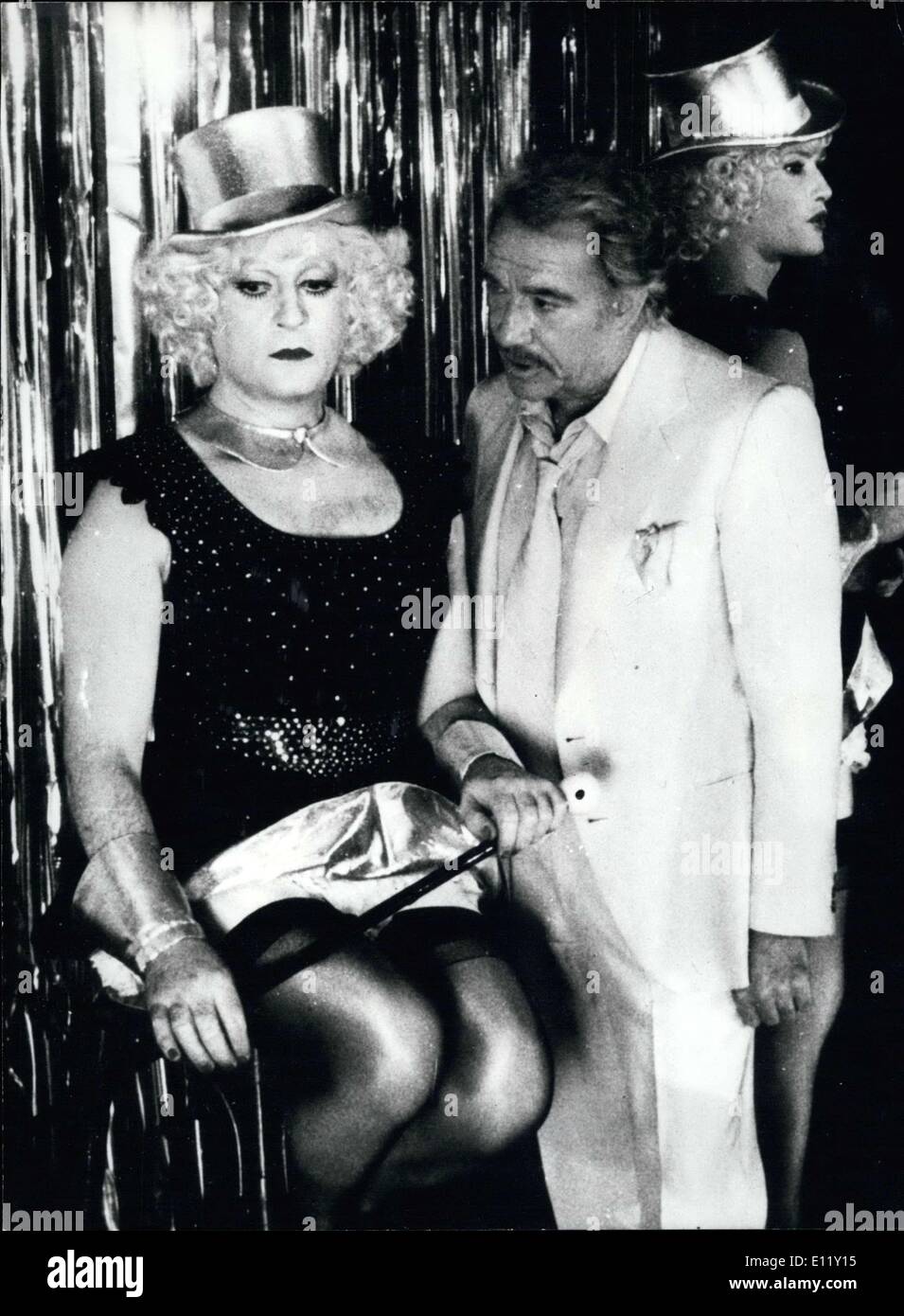 Dec. 08, 1980 - Micel Serrault and Ugo Tognazzi in ''La Cage aux Folles II' Stock Photo