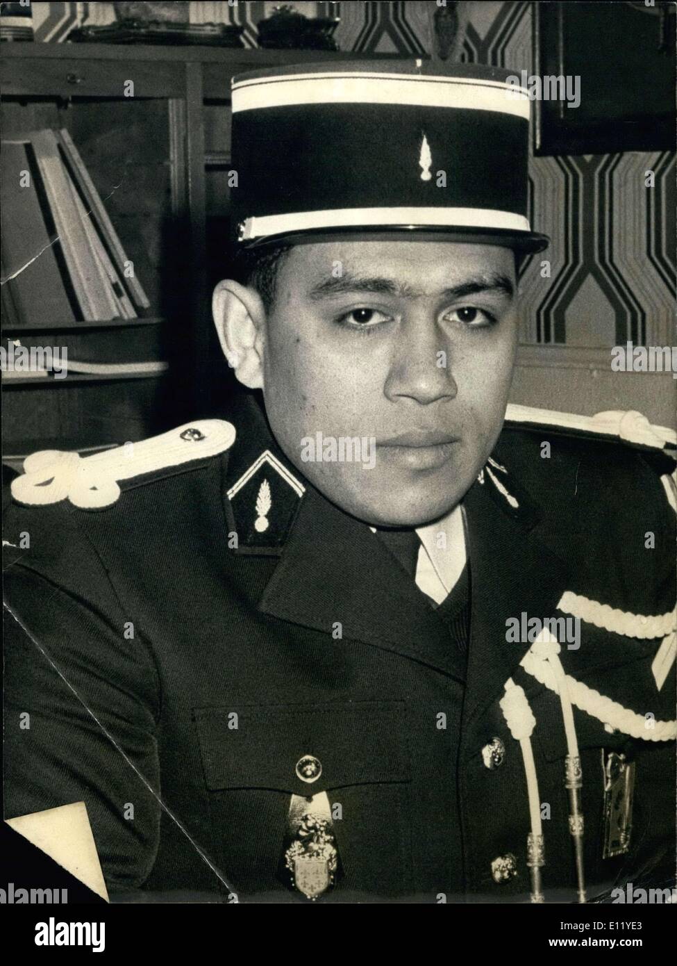 Mar. 24, 1981 - 21 year old Prince Vanai will inherit the small kingdom of Sigave on Futuna Island. He has dreamed of becoming a soldier since he was little and he is now one in France's center brigade. He assured journalists that it will provide him with excellent experience for his future as a king. Stock Photo