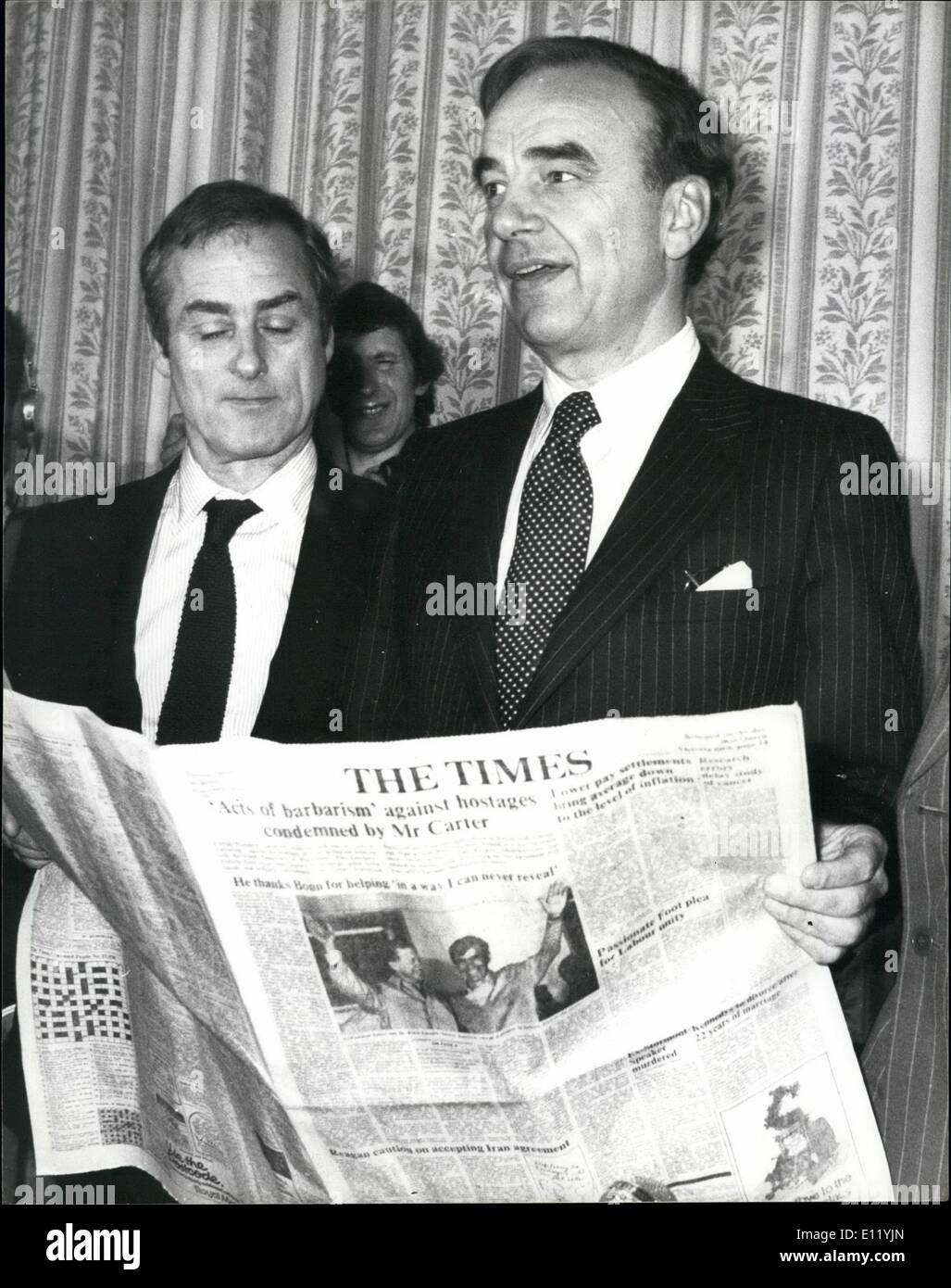 Jan. 01, 1981 - Rupert Murdoch the new owner of the times group : Mr Rupert Murdoch has become the new owner of the times group Stock Photo