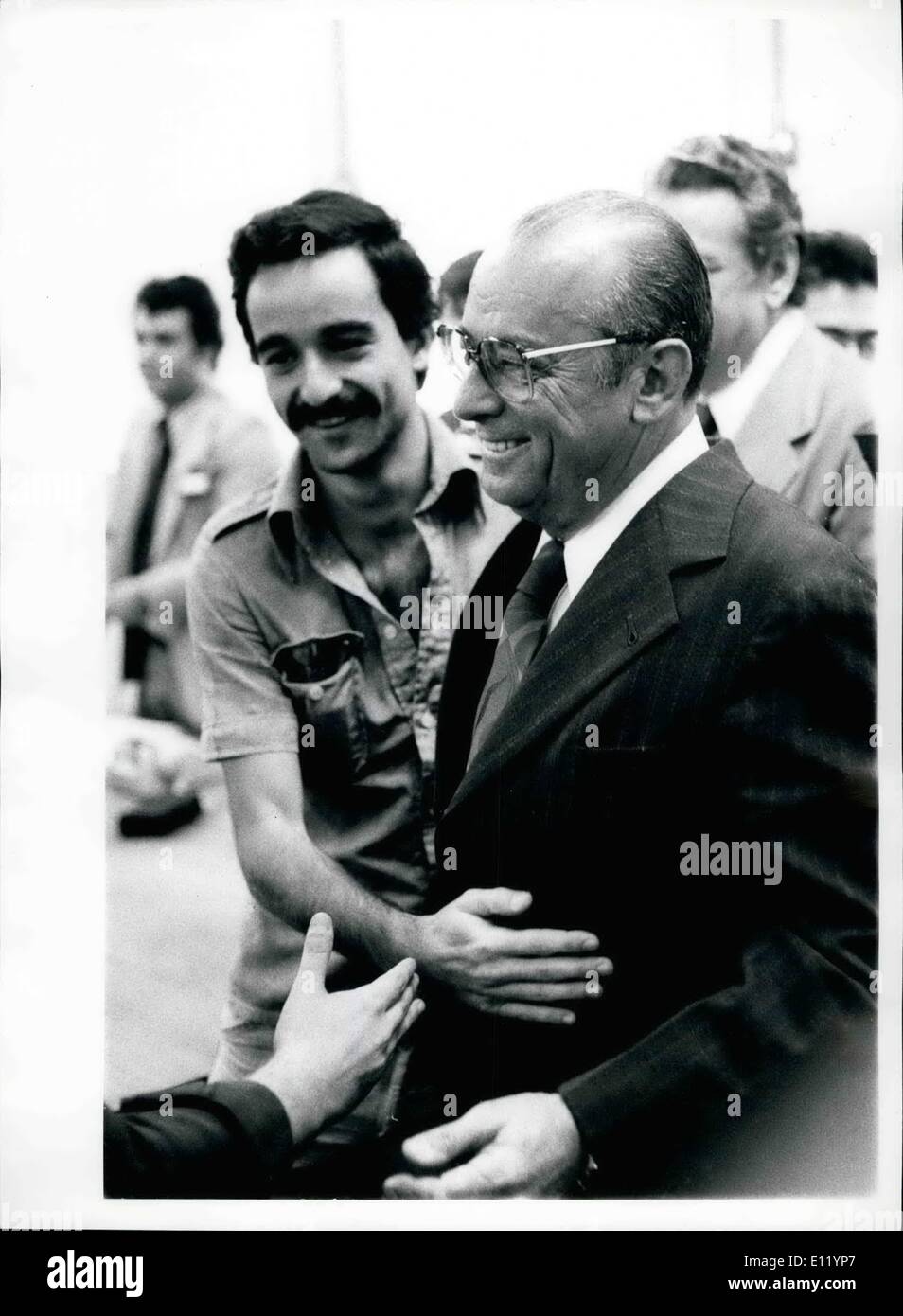 Apr. 04, 1981 - Figreilzeso, June 1978, meeting the people and string to smile in public soon after having been publicity Named Stock Photo