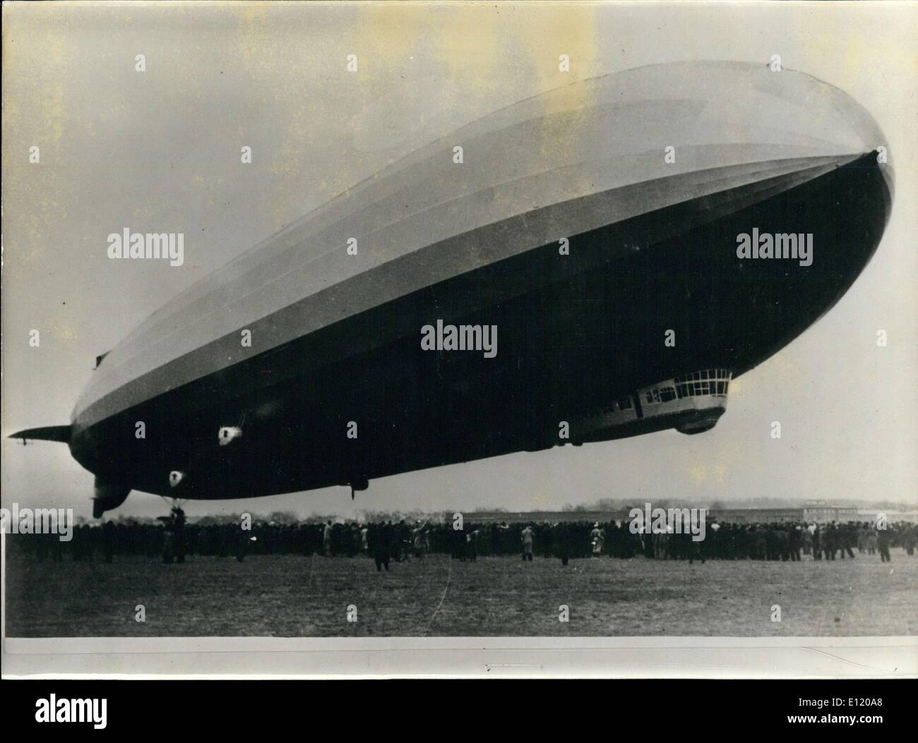 Jul. 22, 1981 - The ''Craf Zeppelin'' in 1931 Stock Photo