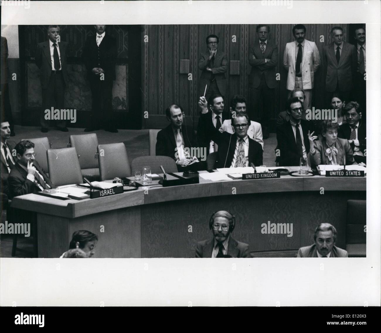 Jun. 06, 1981 The United Nations, New York City The Security Council