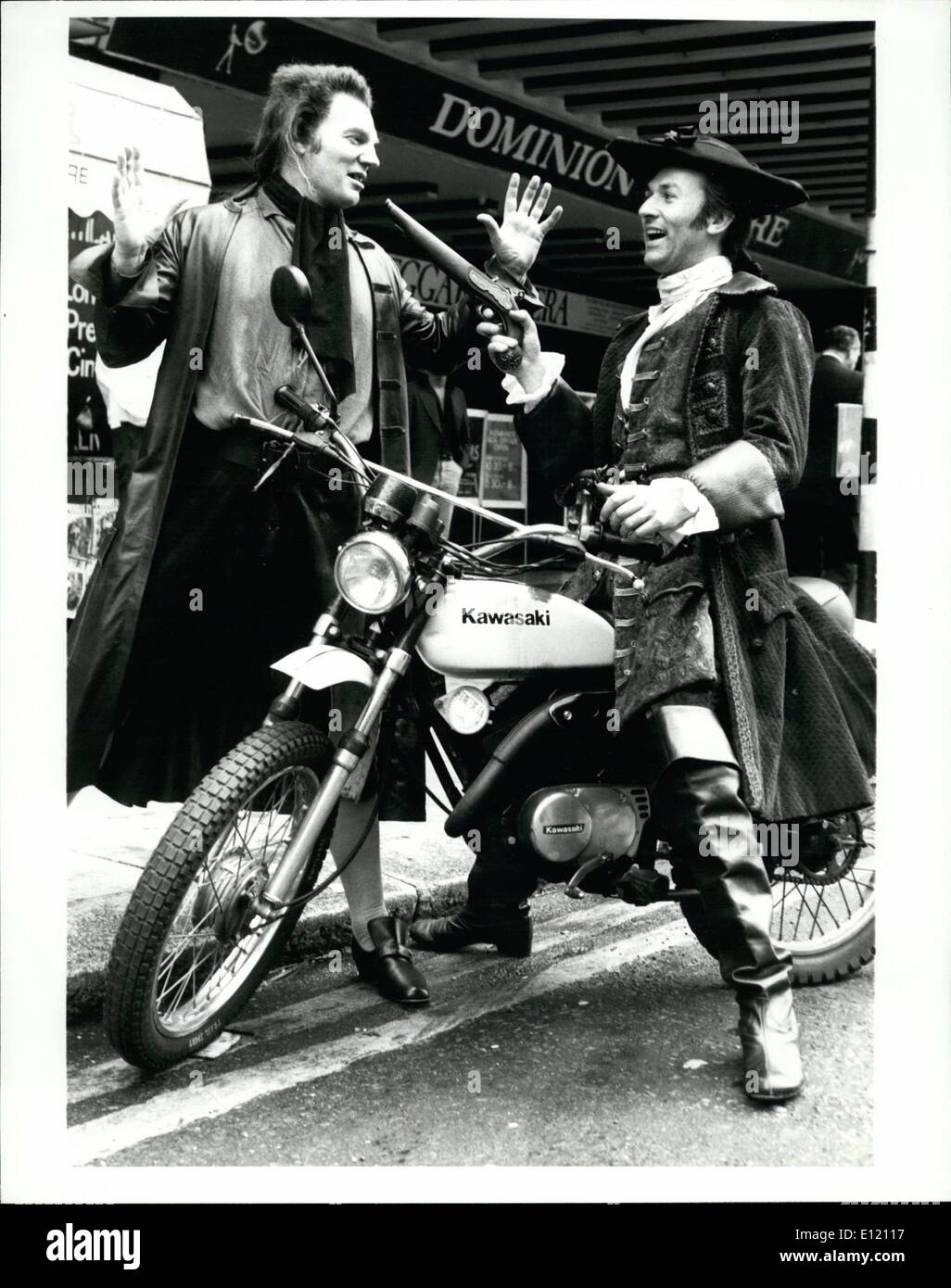 Sep. 09, 1981 - ''Modern Highwayman'': Scottish Open has brought its highly acclaimed Edinburgh Festival Production Begger's Opera to the Dominion Theatre, London, The opera opened last night for a limited run of only ten days. The Beggars Opera which is based on the low life of London in the eighteenth century was first performed at the Lincolns Inn Theatre in 1728 and is often Considered the ancestor of the American musical Stock Photo