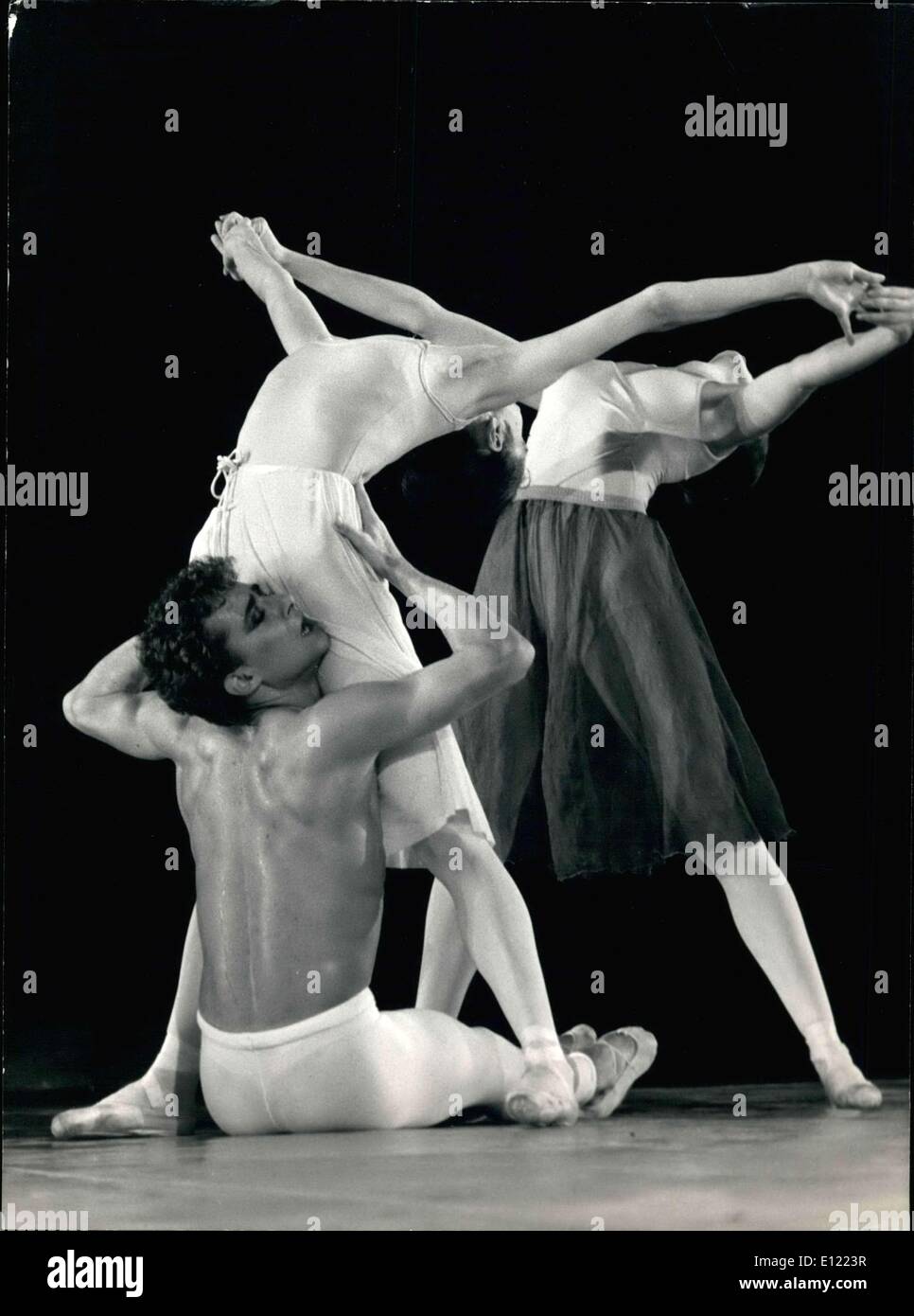 Dec. 20, 1982 - They are performing at the Champs-Elysees Theater. The ballet is set to music by Claude Debussy. : Stock Photo