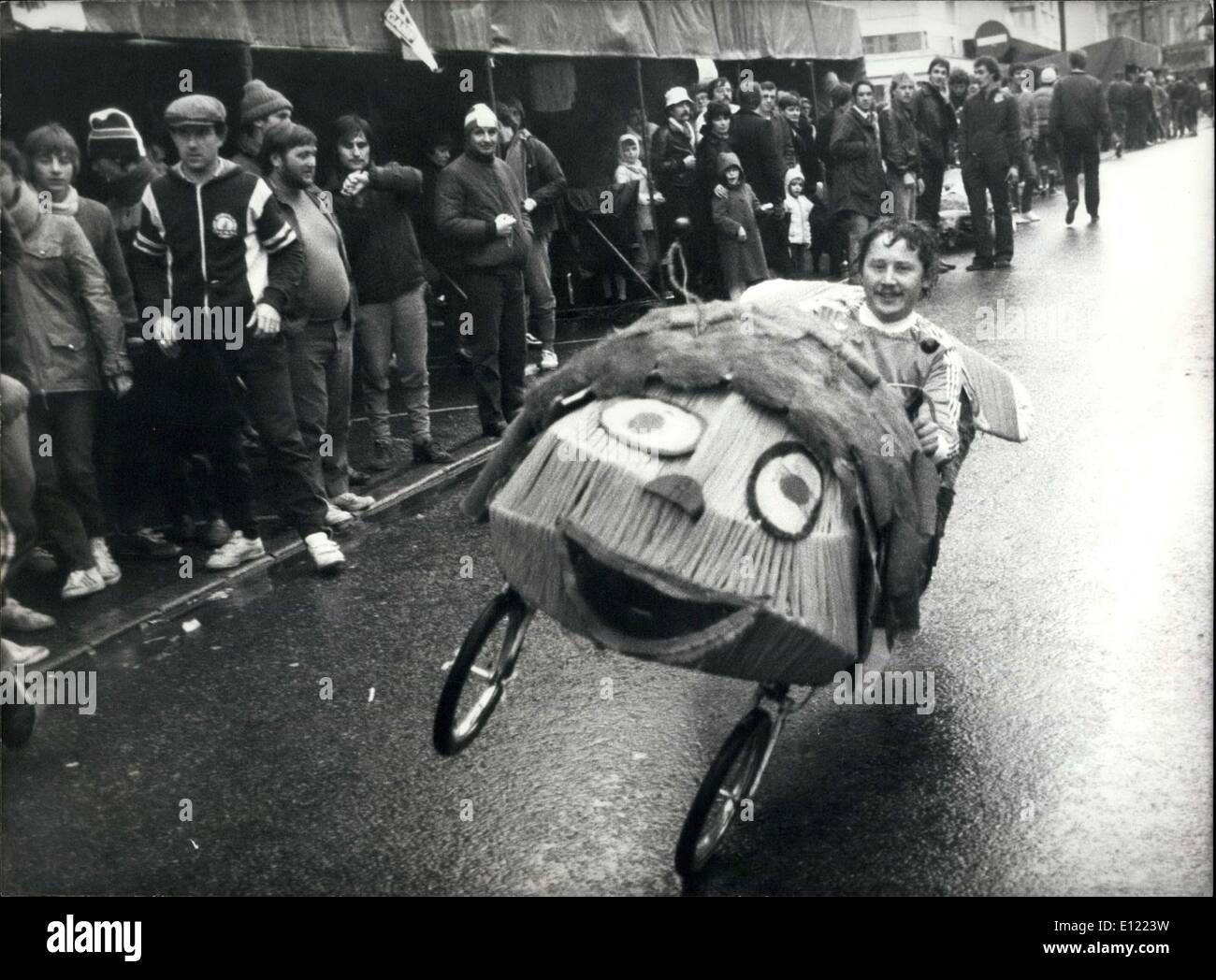 Dec. 22, 1982 - Pedal Car Race in France Stock Photo