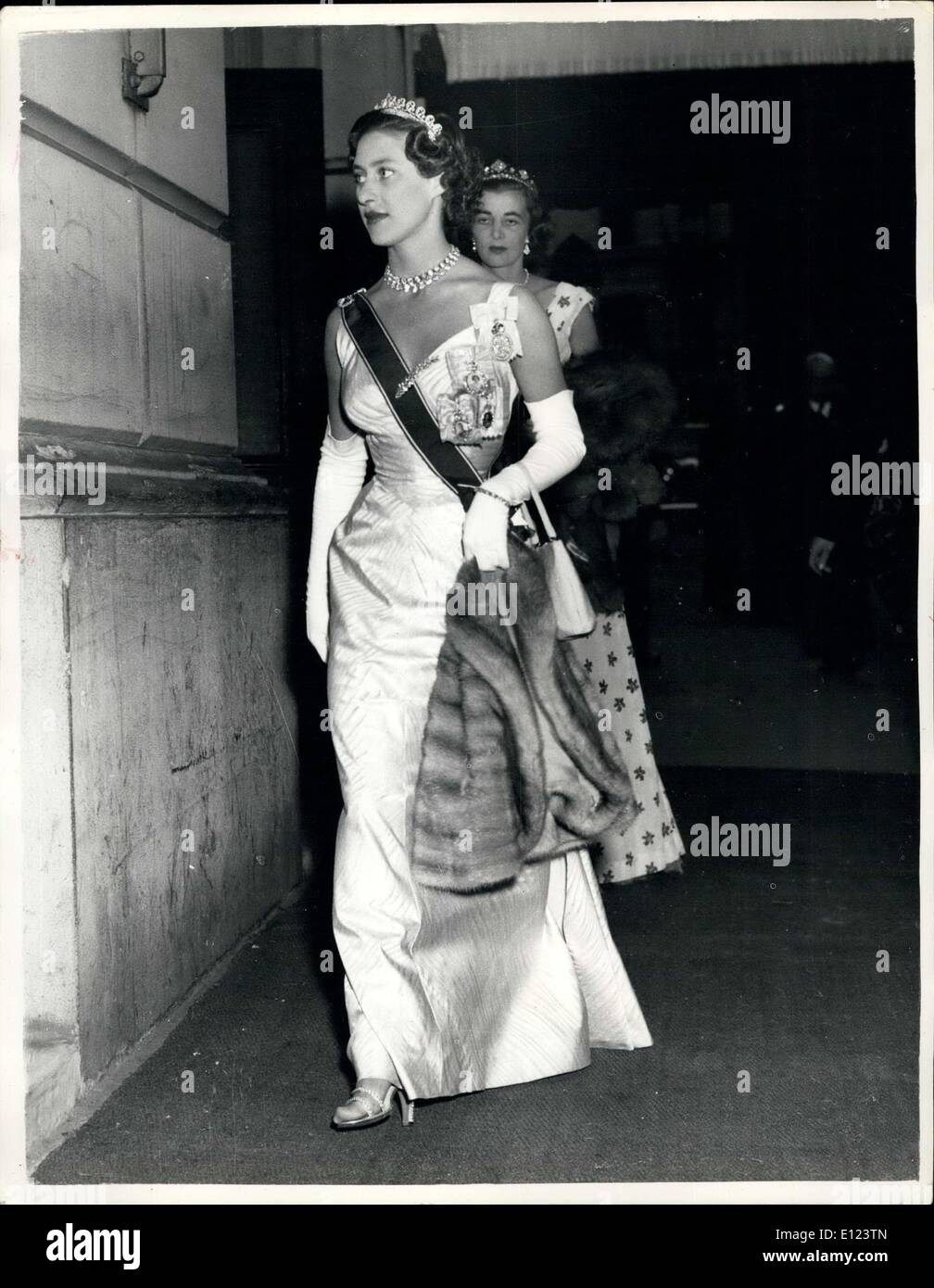 Jul. 01, 1984 - Princess Margaret at Covent Garden Photo Shows: Princess Margaret arriving at Covent Garden Opera House last night, for the Gala Performance held in honor of King Gustav and Queen Louise of Sweden. Stock Photo