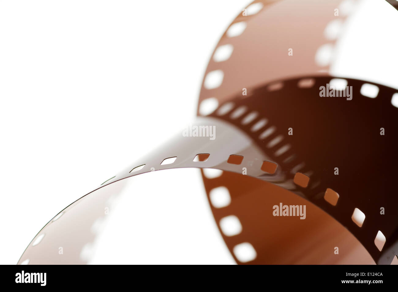 Rolled undeveloped film strip Stock Photo Alamy