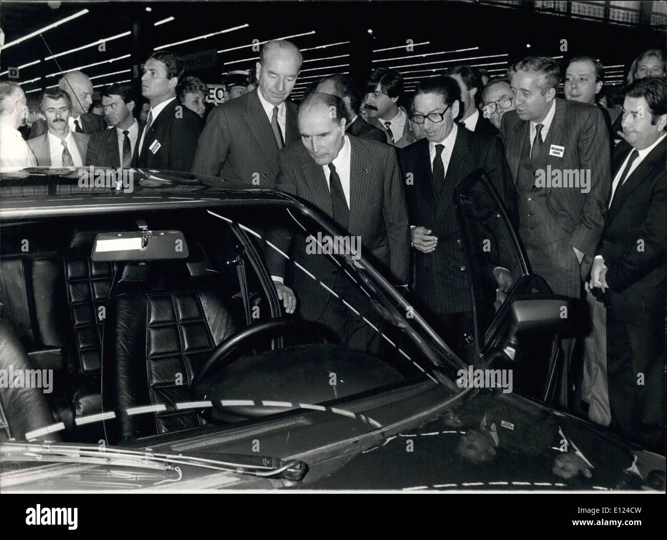 Oct. 06, 1984 President Mitterrand Porte de Versailles Auto